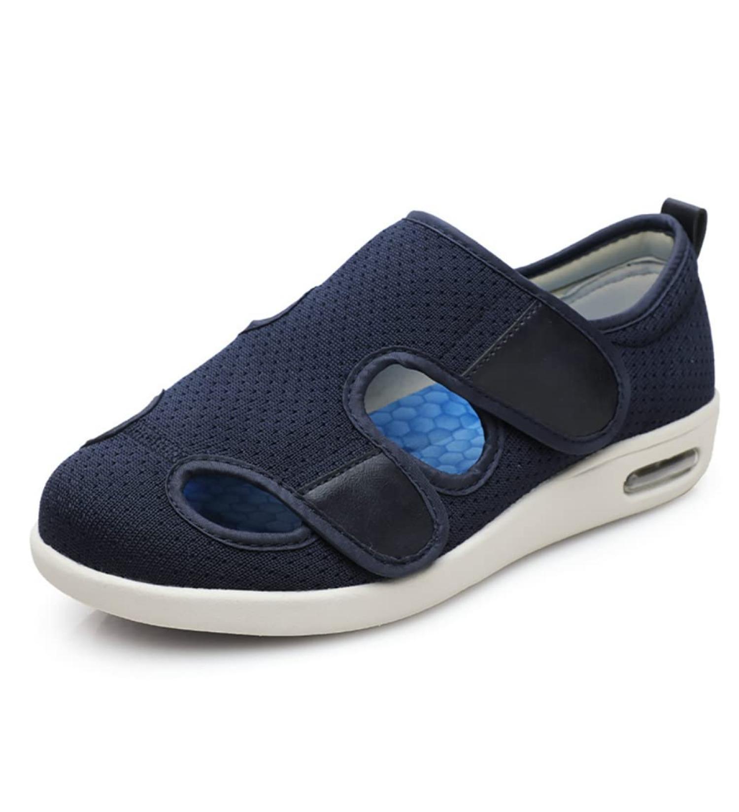 STABLLP Diabetic Shoes for Men and Women - Adjustable Surgical Slipper for Plantar Fasciitis, Orthopaedic Walking Shoe for Edema, Arthritis, Swollen Feet - Lightweight & Breathable (Size C 44) - Buy Online on GoSupps.com