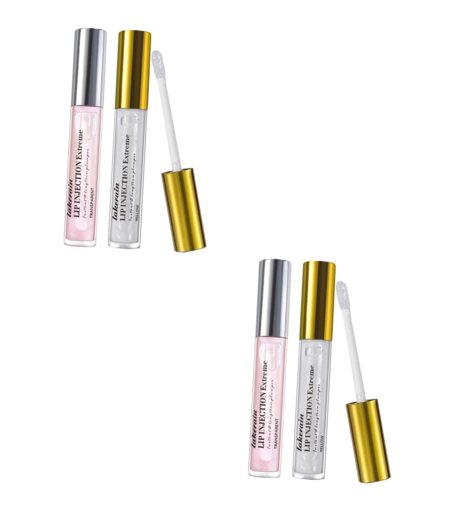 FRCOLOR 2 Boxes Lip Gloss Clear Lip Oil Lip Pomade Plump Lip Balm Lip Oils Lip Moisturiser Lip Care Oil Fullness Adjust Large Mouth Lipstick Vegetable Oil - Buy Online on GoSupps.com
