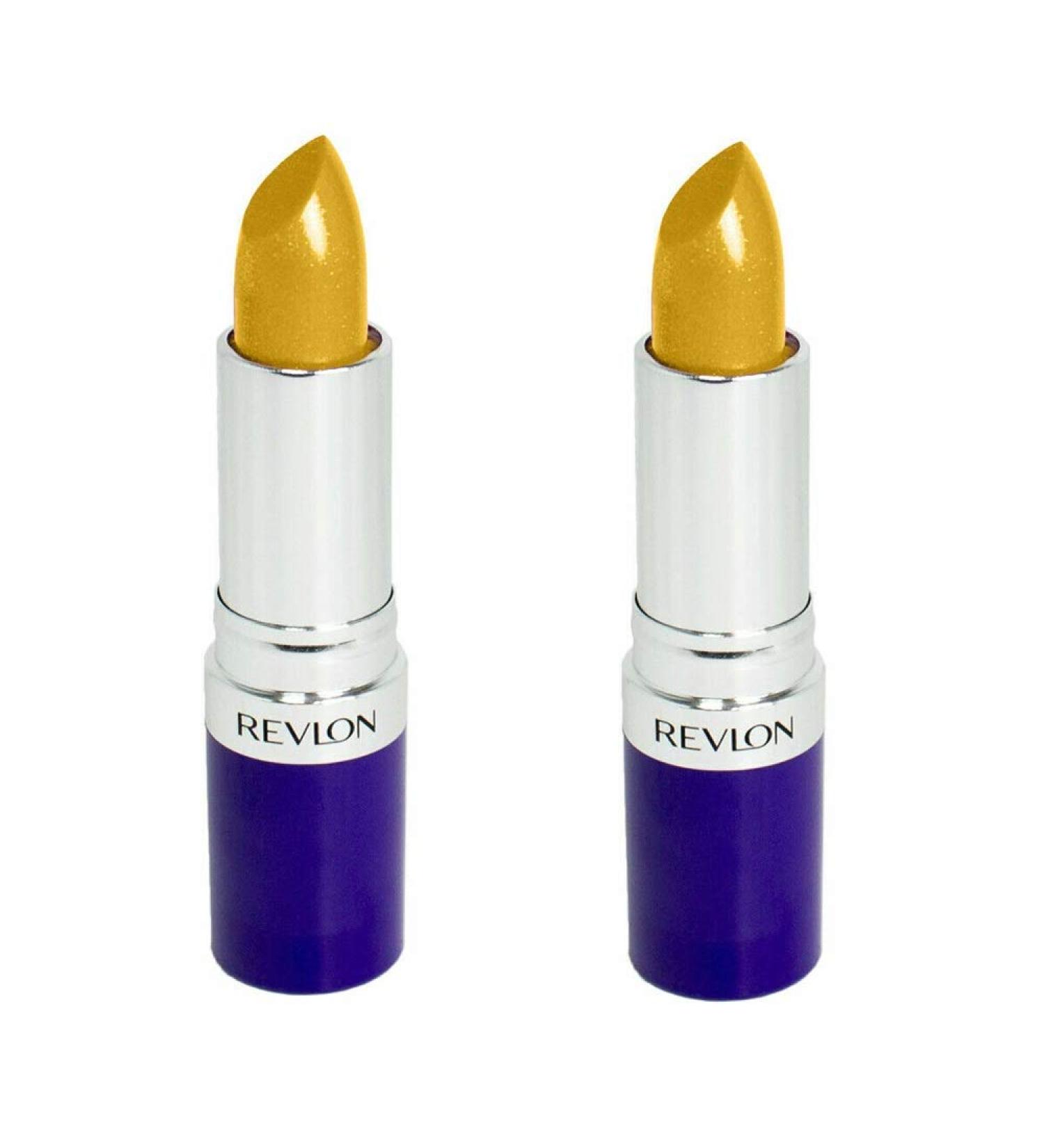 Pack of 2 Revlon Lipstick Electric Gold 104