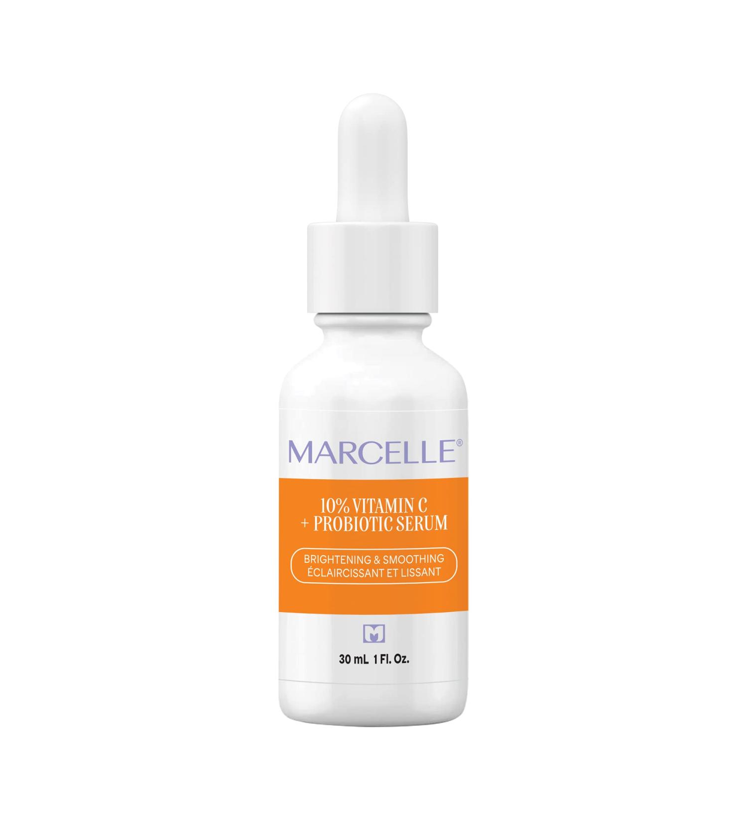 Marcelle 10% Vitamin C + Probiotic Serum for Face Brightening & Smoothing Vegan Cruelty-Free Non-Comedogenic Oil-Free Fragrance-Free Paraben-Free Hypoallergenic 30 mL 30 ml (Pack of 1) - Buy Online on GoSupps.com