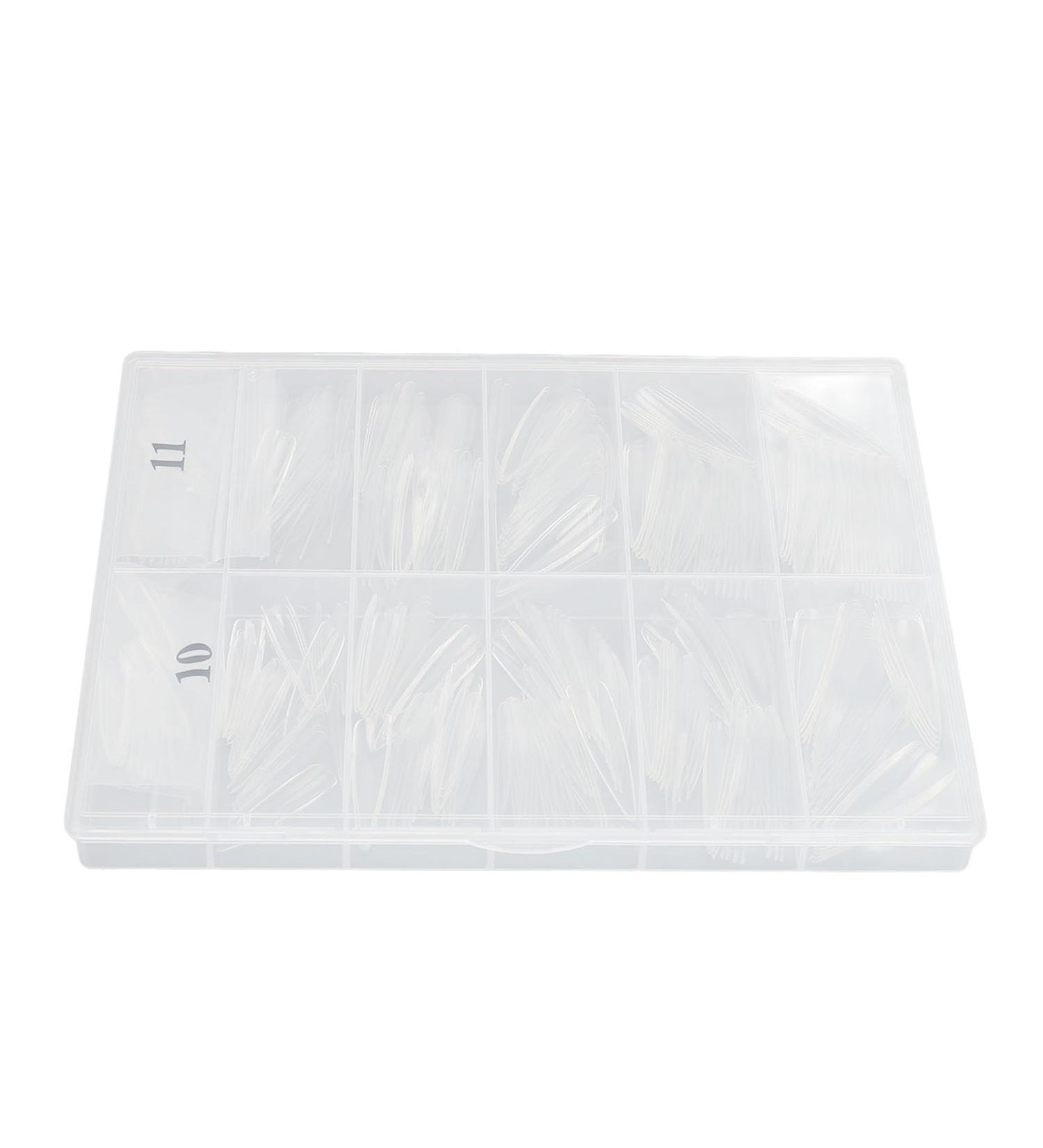 Nai Tips Lightweight and Breathable Acrylic Nail Tips 360 Pieces for Home for DIY Nail Art (05#) - Buy Online on GoSupps.com