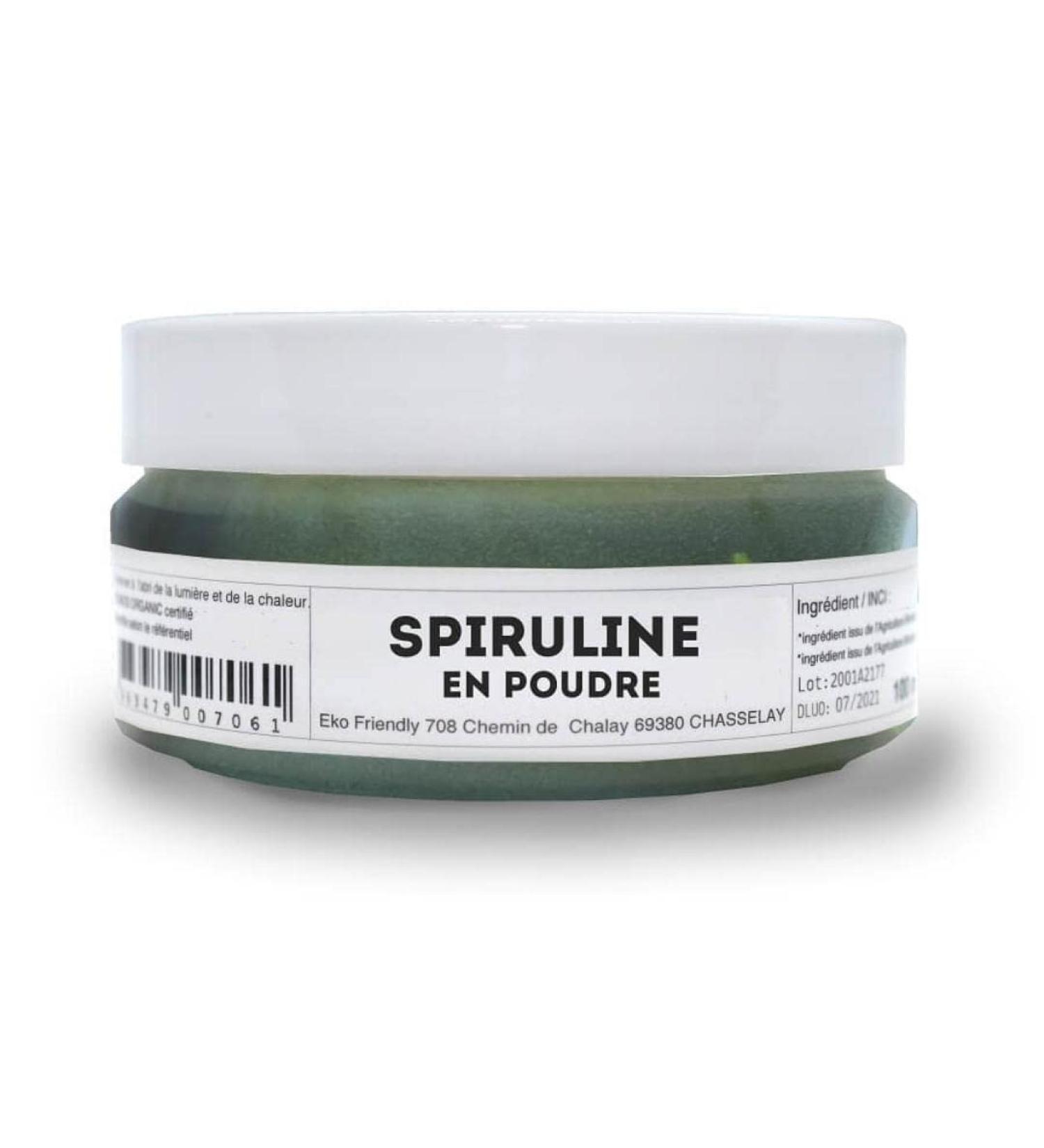 Spirulina Powder 100% Pure and Natural MY COSMETIK 50 g in Crystal Jar - Buy Online on GoSupps.com