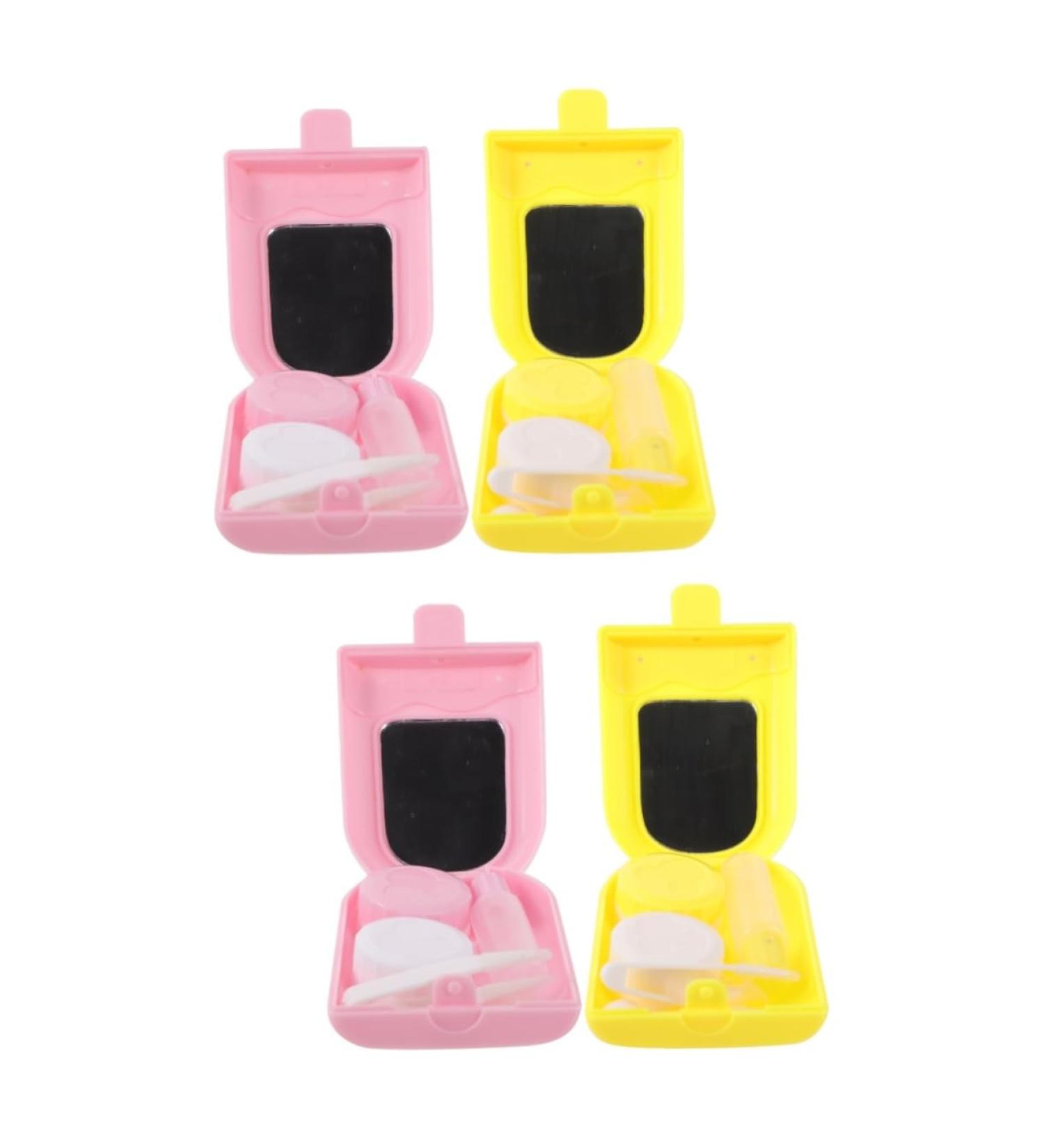 Shop Healvian Contact Lens Container with Mirror - Stylish & Compact Lens Holder for Outdoor | Ideal for Colored Contacts & Travel - Buy Online on GoSupps.com