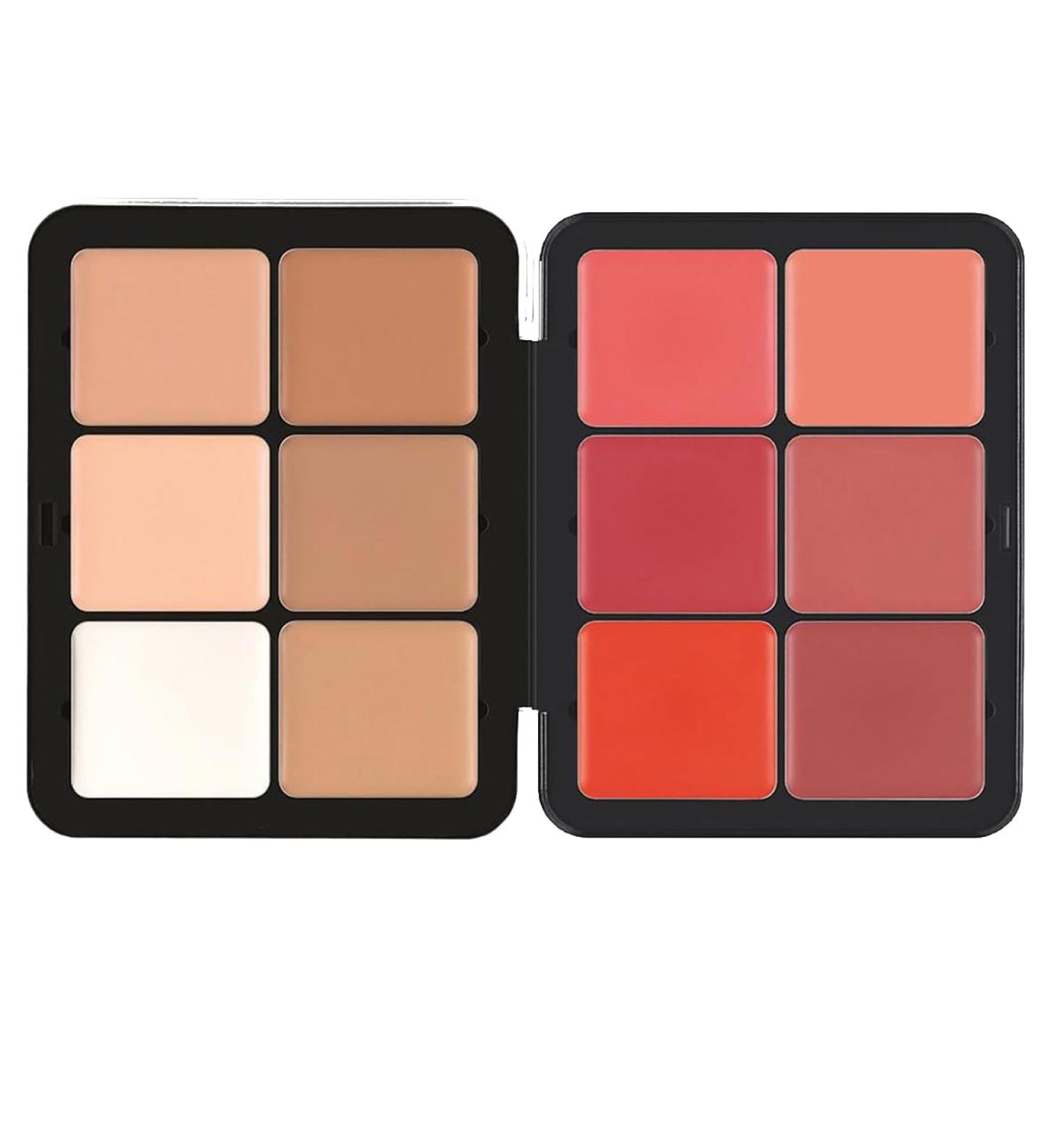 Carla Secret Concealer Palette Carla Secret Makeup Carla Secret 12 Colors Carla Secret Cream Blush Palette Long-Wearing Full Coverage Makeup (A)