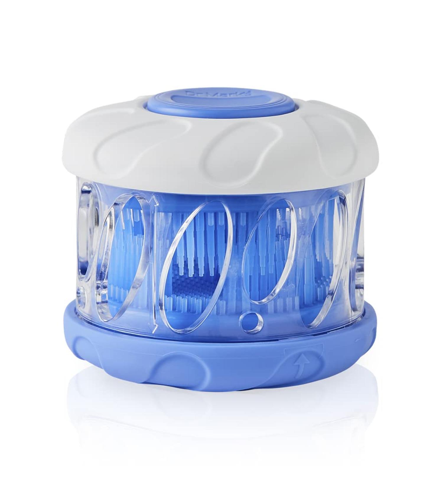 Dr. Mark's HyGenie Denture Cleaning Tool - Brush Cleaner for Overnight Guard, Retainer, Invisalign, Aligner, Oral Appliance - Blue - Buy Online on GoSupps.com