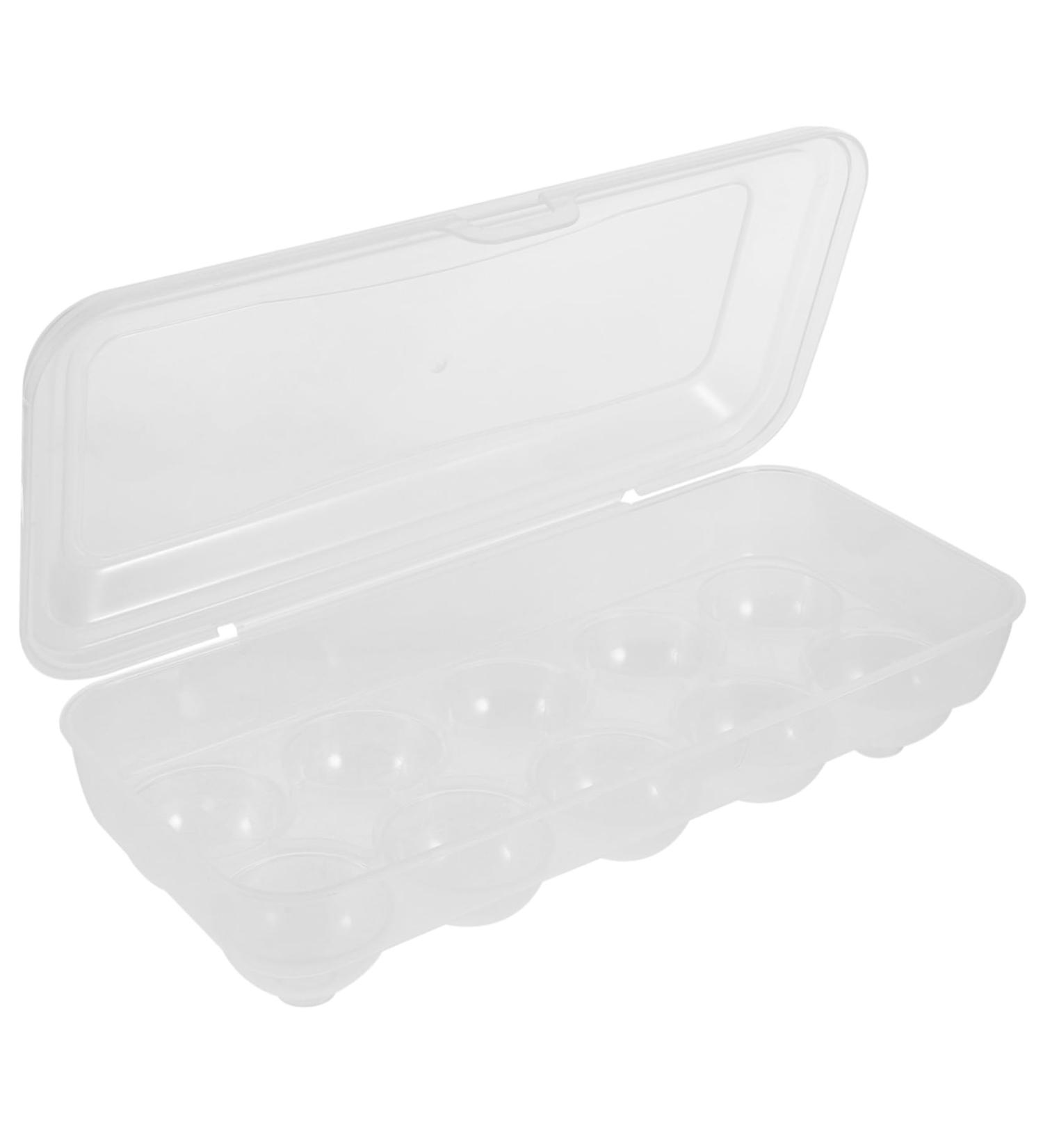 LABRIMP Egg Rack Container with Lid Eggs Refrigerator Organizer Bin Refrigerator Egg Storage Bin Trash Can - Buy Online on GoSupps.com