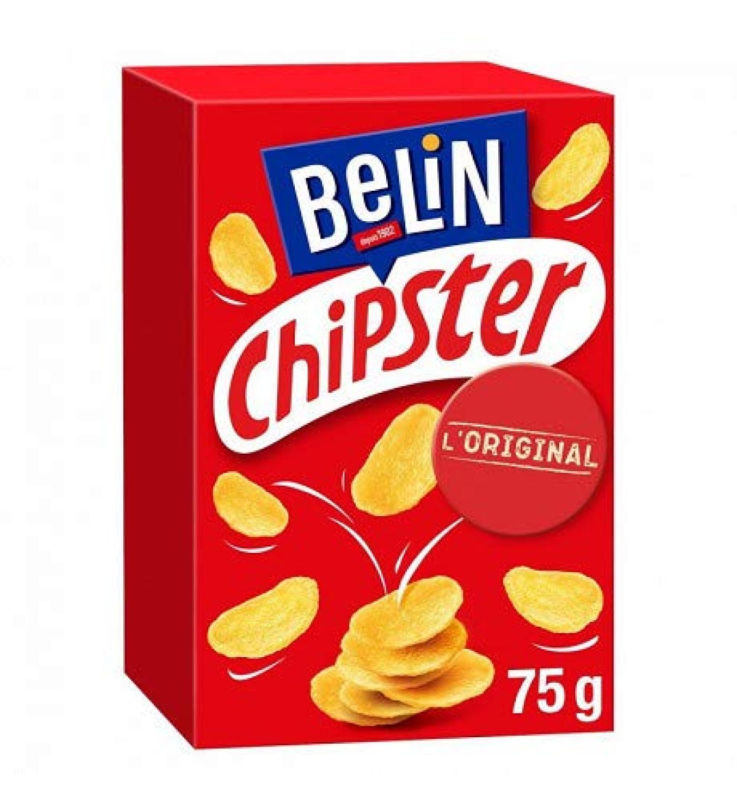 Belin - Chipsters Salted Petal 75 g - Pack of 4