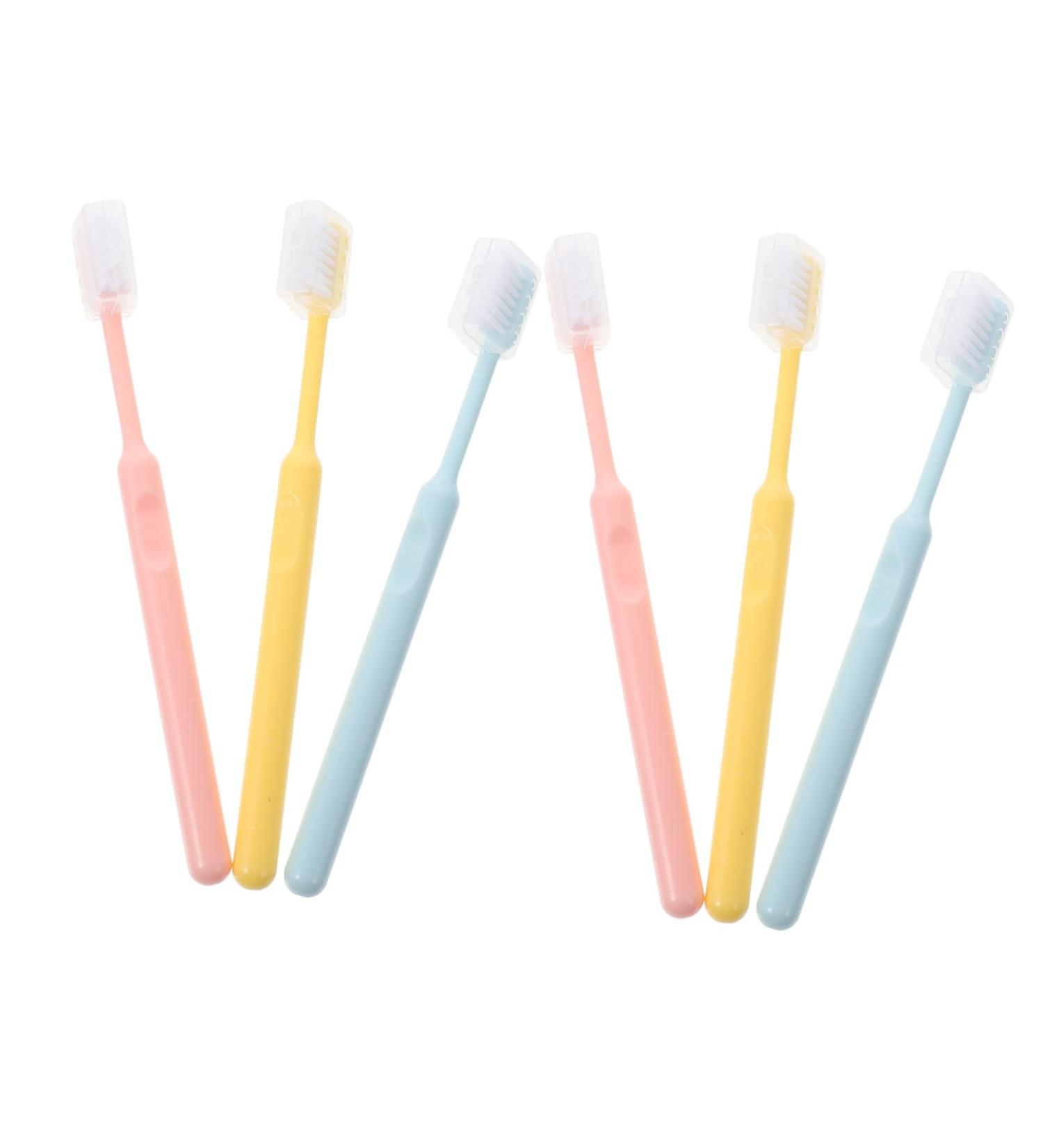 Eco-Friendly 6th Soft Manual Toothbrush - Wooden Travel Toothbrush for Oral Care & Household Cleaning - Buy Online on GoSupps.com