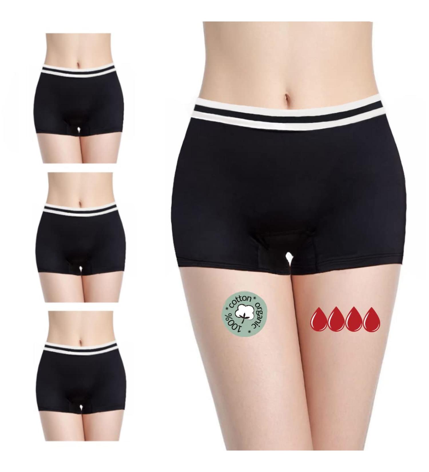 Noblood Eco-Friendly Period Underwear | Washable Cotton Menstruation Briefs | Absorbing Fit for Girls (XXS-3XL) | Replace 2-3 Tampons - Buy Online on GoSupps.com