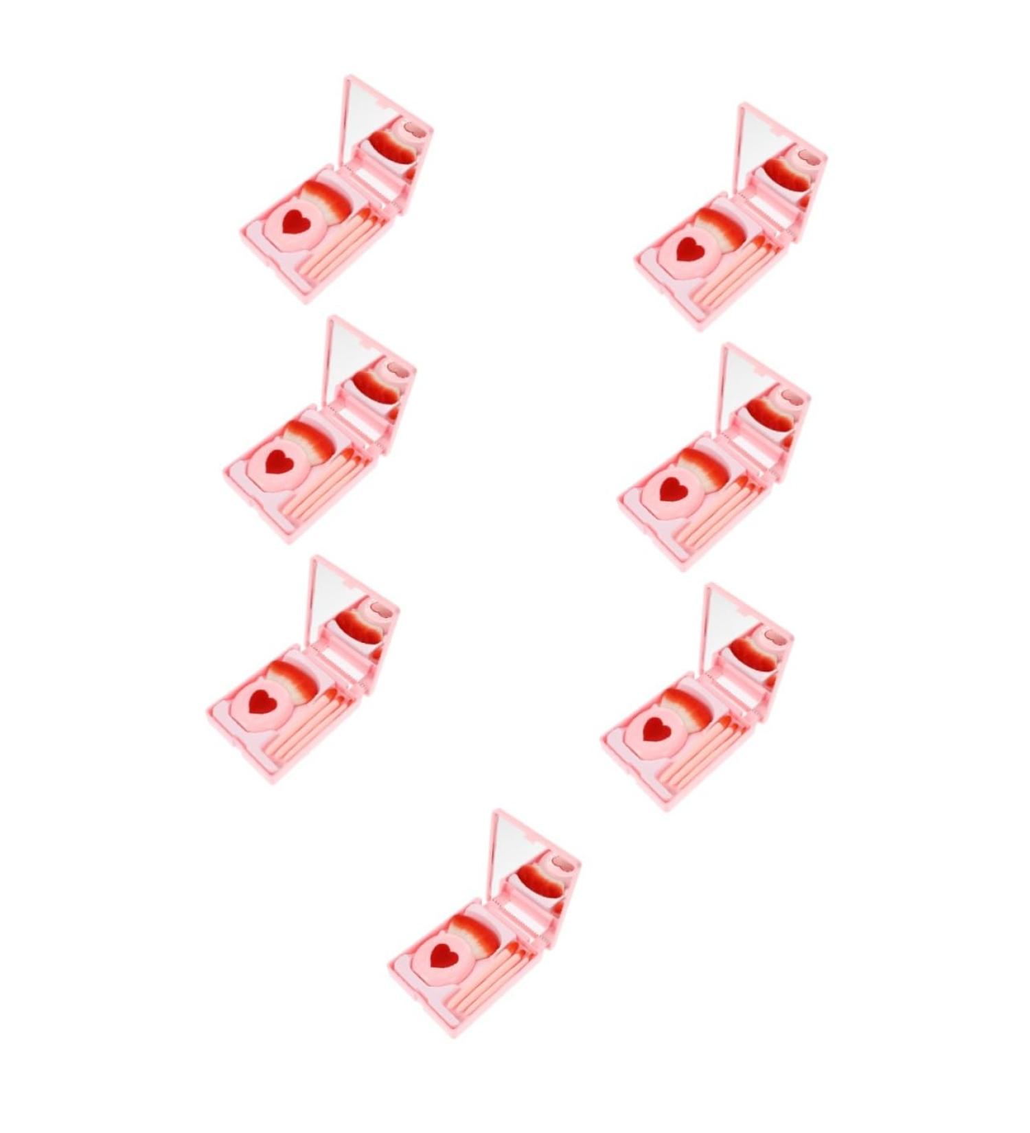 Beaupretty 7 Boxes makeup brush set travel makeup mini containers estuche para brochas maquillaje Cosmetic Tool Portable Cosmetic travel lip brush Makeup Tool Makeup Supplies - Buy Online on GoSupps.com