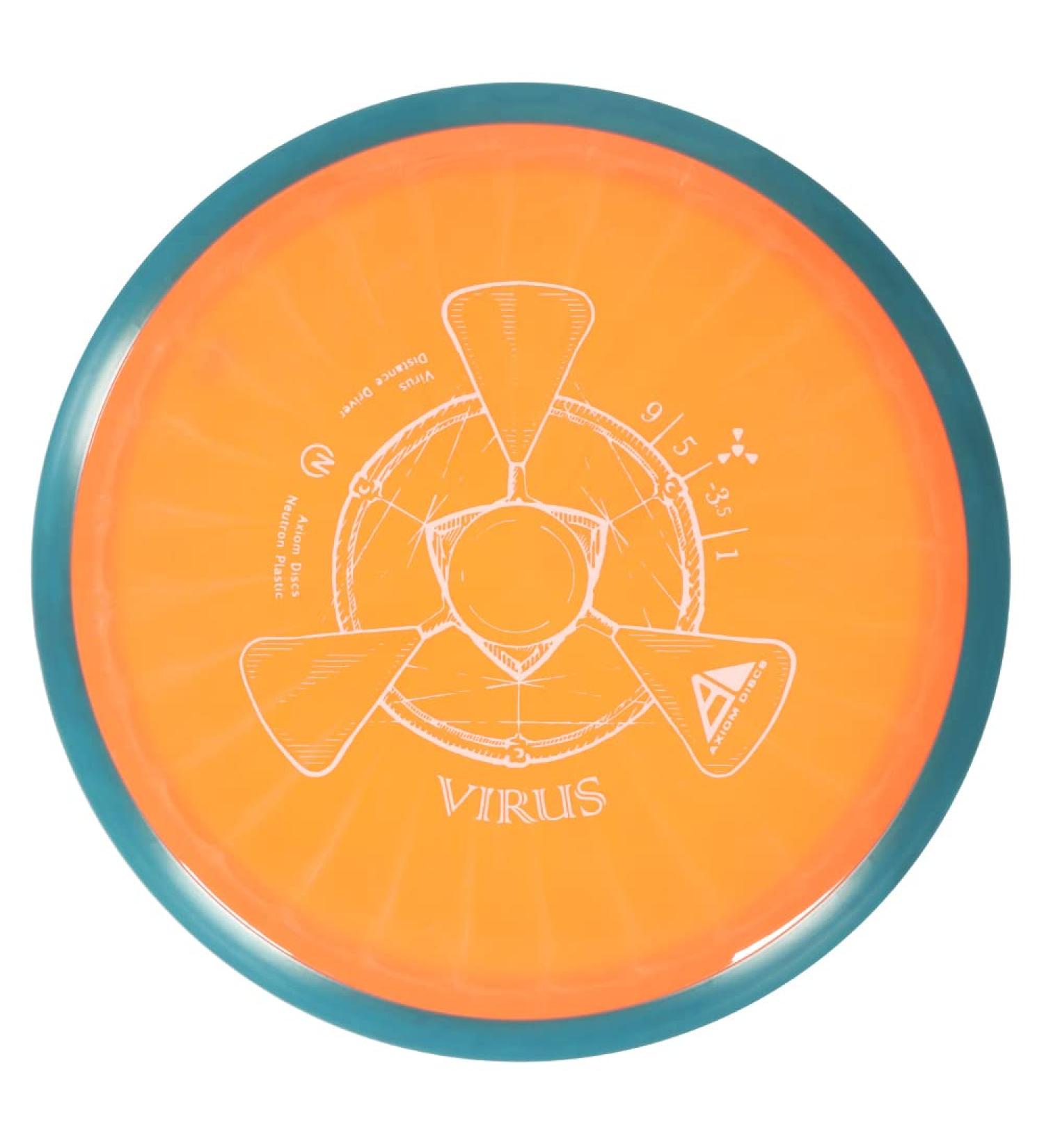 Sleek Axiom Discs Neutron Virus Disc Golf Driver 170-175g - Assorted Colors - Buy Online on GoSupps.com