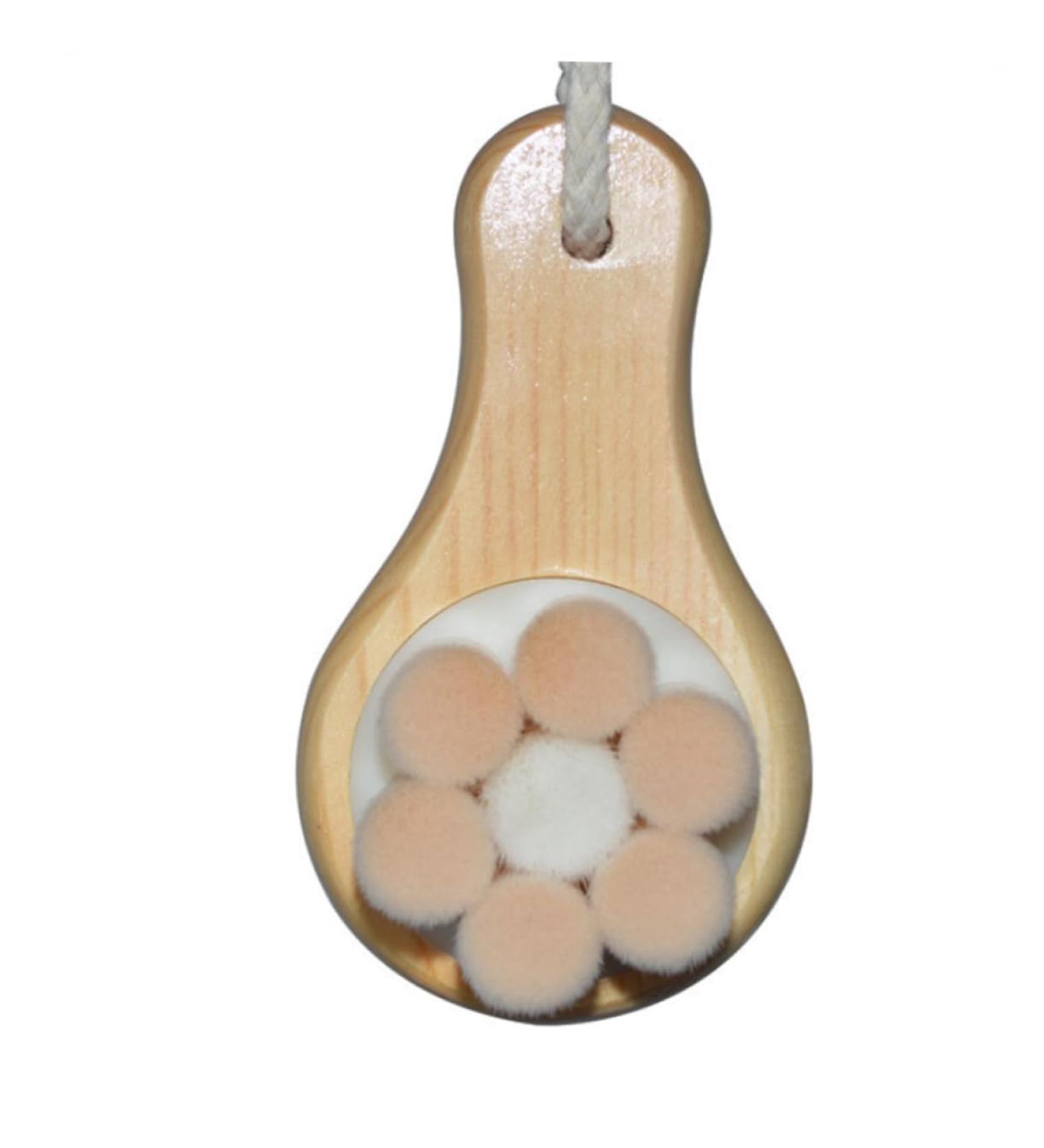 Didiseaon 1pc Facial Exfoliating Brush Facial Cleaning Brush Handheld Face Cleansing Brush Wood Face Brush Face Scrubber for Women Soft Bristle Face Brush Cleaning Pad Body Bamboo - Buy Online on GoSupps.com