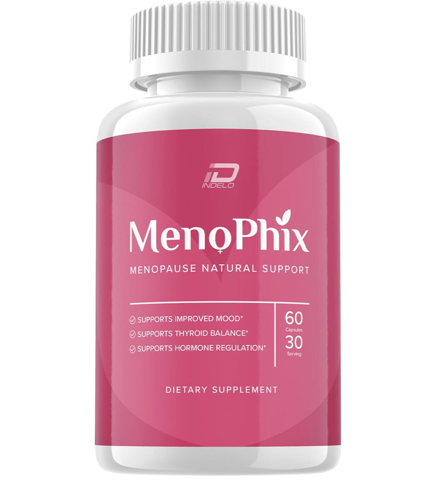 Buy MenoPhix Menopause Natural Support Capsules - 60 Capsules | Top MenoPhix Supplements for Women | Trusted MenoPhix Reviews - Buy Online on GoSupps.com
