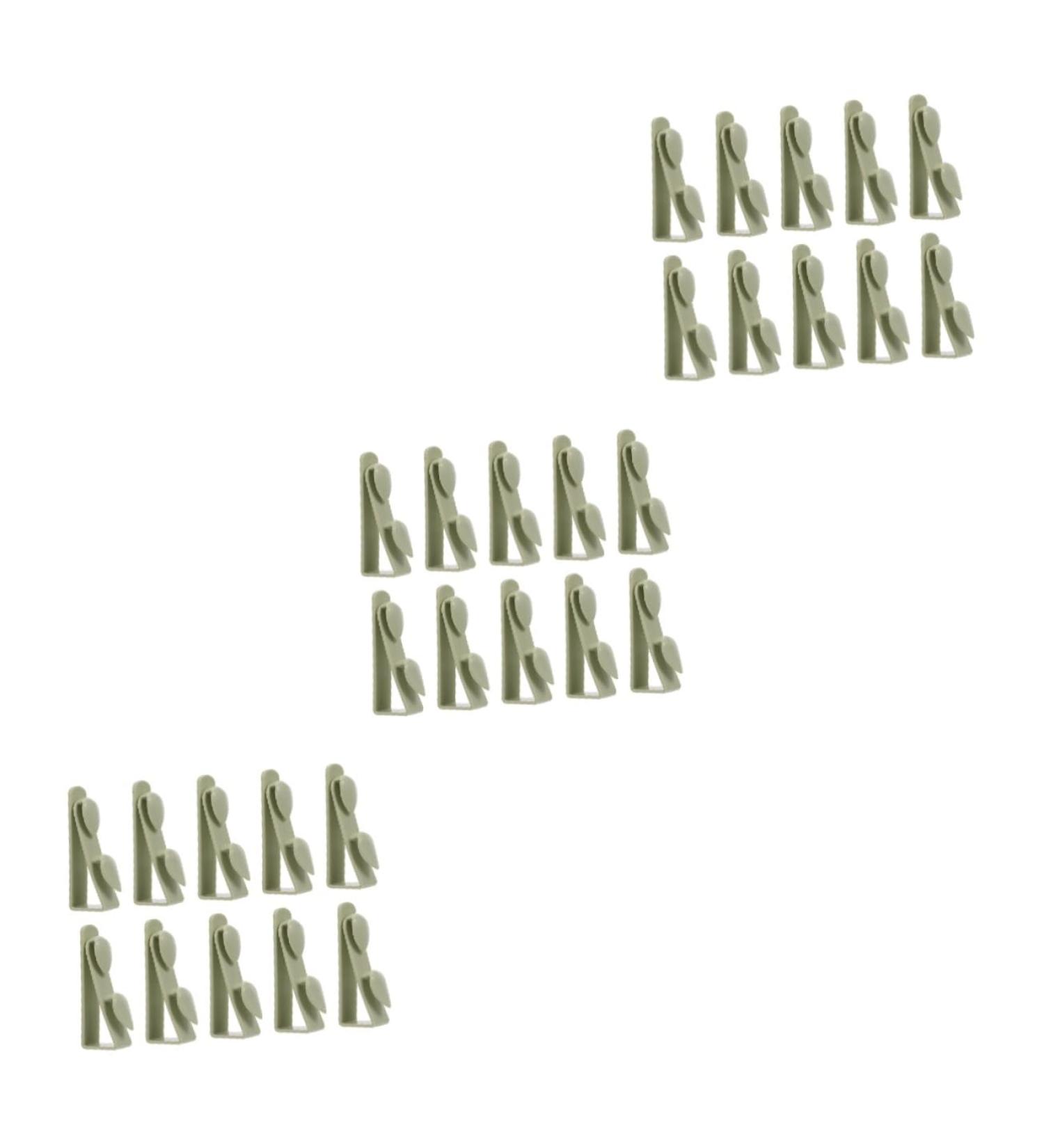 Alipis 30 Pcs Cabinet Door Hook Towel Hooks Over The Door Hanger Plastic Door Back Hook Coat Hook Wall 9x3.2cmx3pcs Greenx3pcs - Buy Online on GoSupps.com