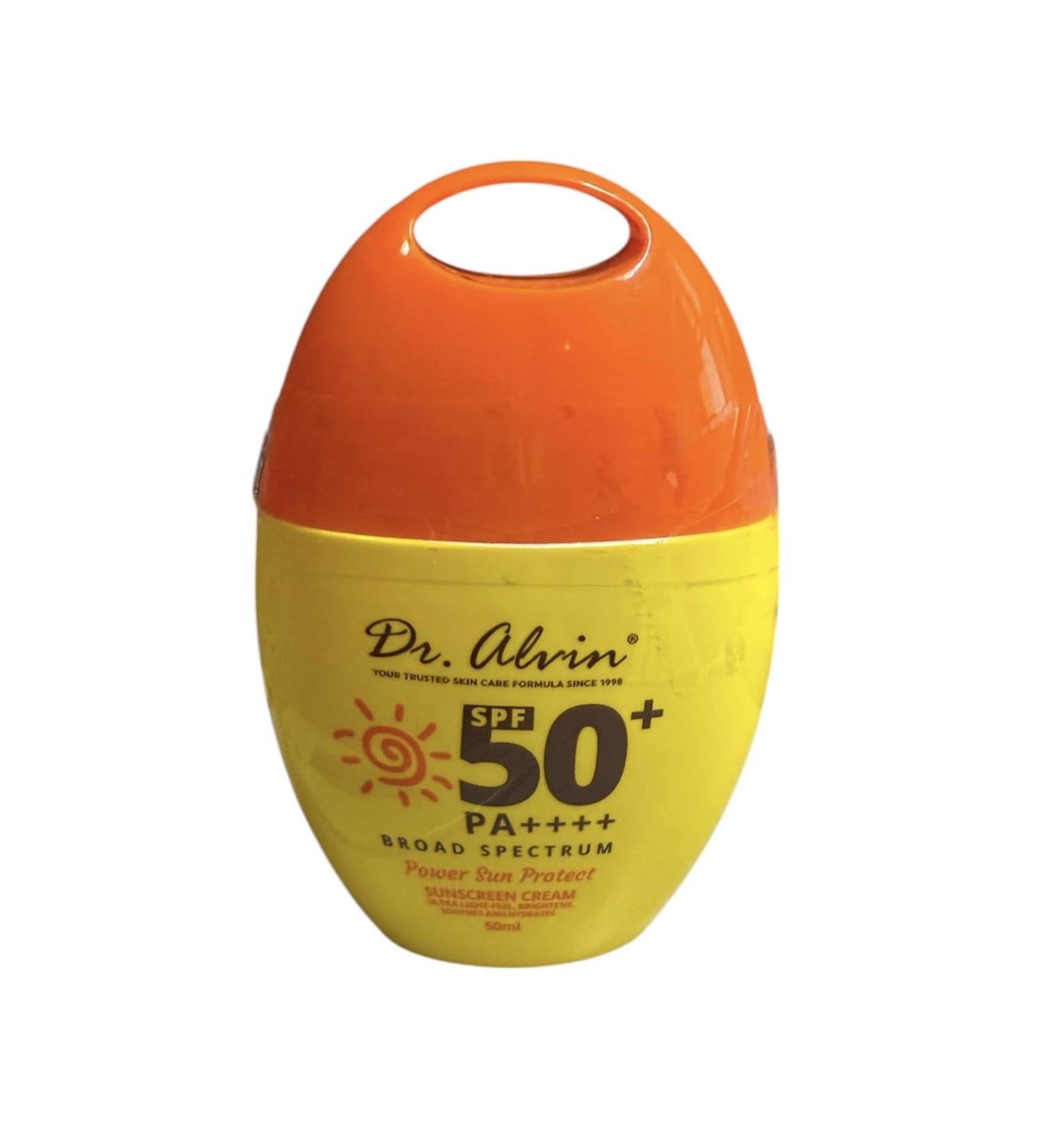 Generic Dr. Alvin Power Sun Protect Sunscreen Cream SPF 50 50ml 1.69 Ounce (Pack of 1)