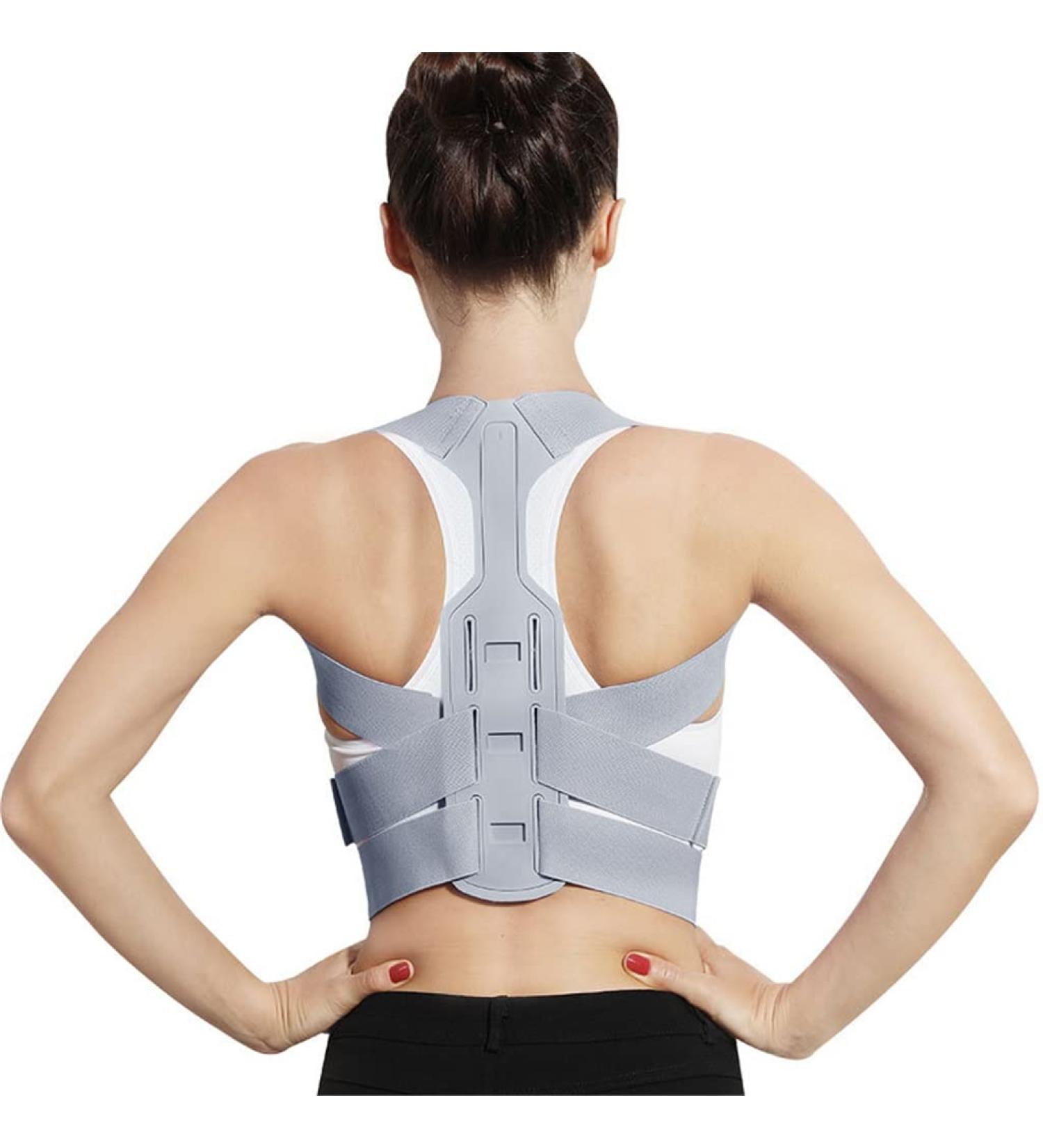 Brace Support Belt Adjustable Back Posture Corrector Clavicle Spine Back Shoulder Lumbar Posture Correction Corset For Posture - Buy Online on GoSupps.com