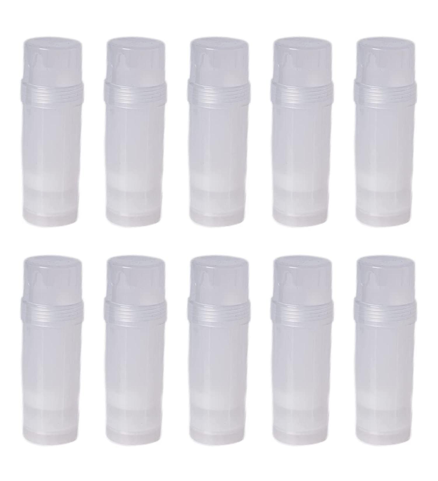 Empty Deodorant Containers Round BPA Free Deodorant Containers Clear Containers Plastic for Travel 60ML Round bpa Free Deodorant containers - Buy Online on GoSupps.com