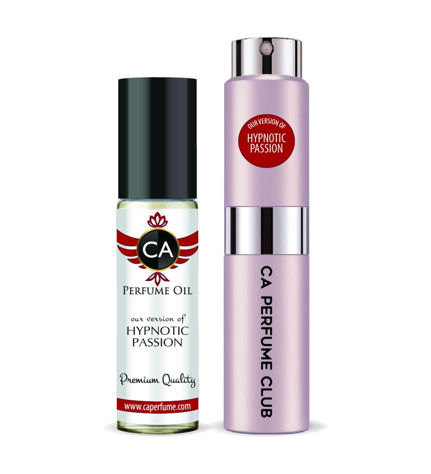 CA Perfume Duo Impression of Christian Hypnotic Passion For Women Eau de Parfum Refillable Atomizer Sprayer + Fragrance Body Oil Long Lasting Sample Travel Size Roll-On 0.27 Fl Oz+0.33 Fl Oz - Buy Online on GoSupps.com