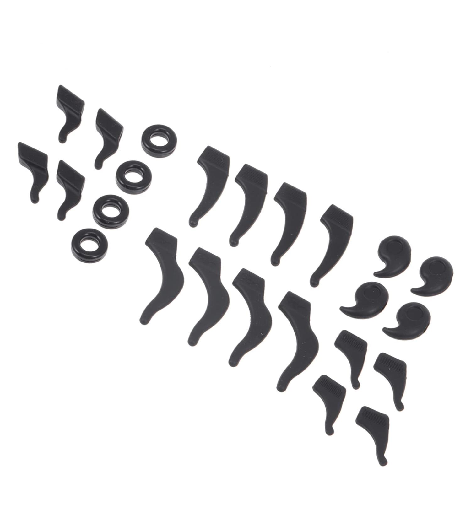 Gleavi 3-Part Glasses Accessories Set | Sunglasses & Round Glasses Leg Covers | Ear Bruises Protection | Black - 3pcs - Buy Online on GoSupps.com