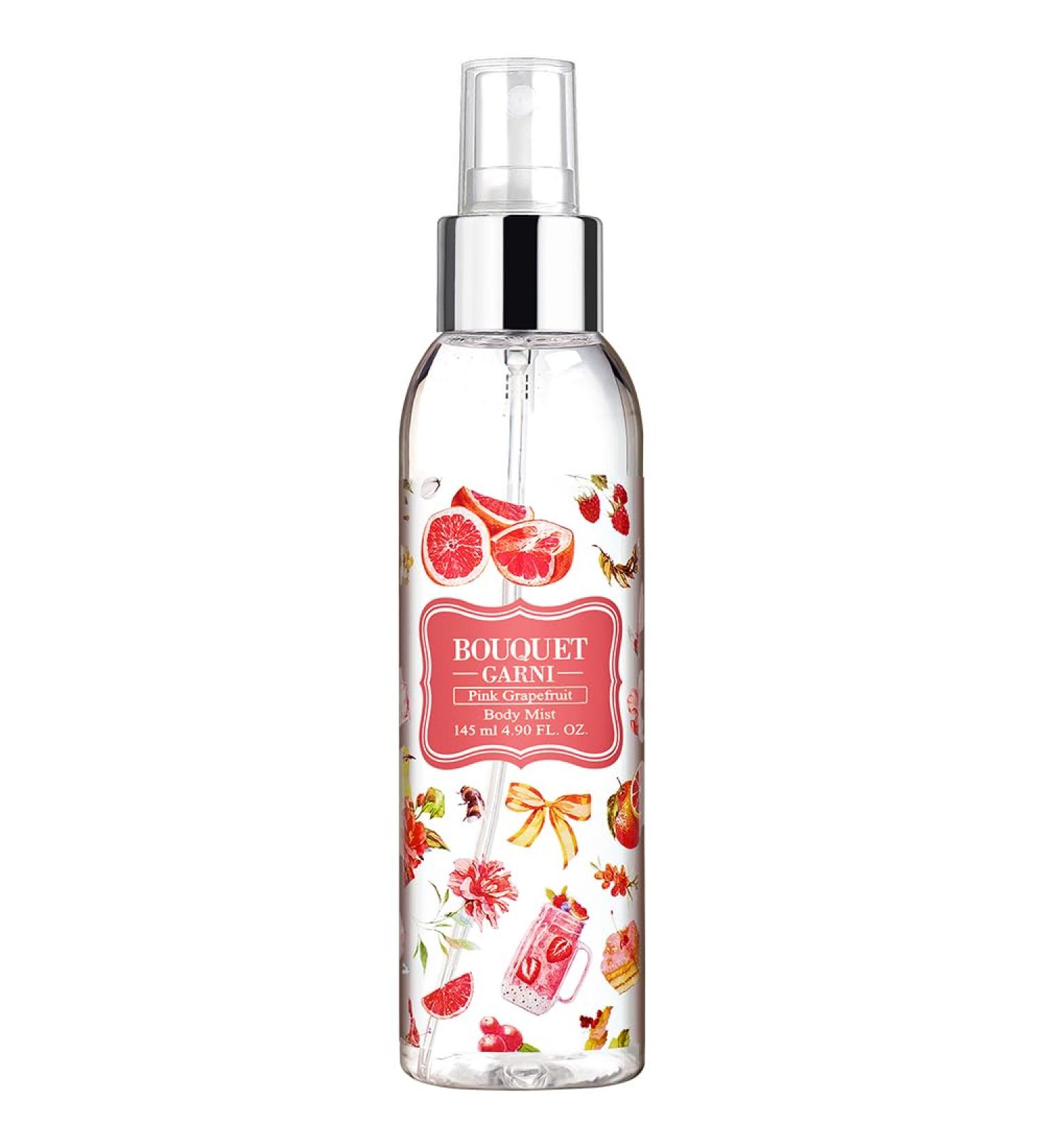 Bouquet Garni Hair & Body Mist Pink Grapefruit Fragrance - Long-lasting Moisture & Fragrance Mist for Women Low Irritation (Containing Vitamin E Citrus Acid) - 4.9 oz - Buy Online on GoSupps.com