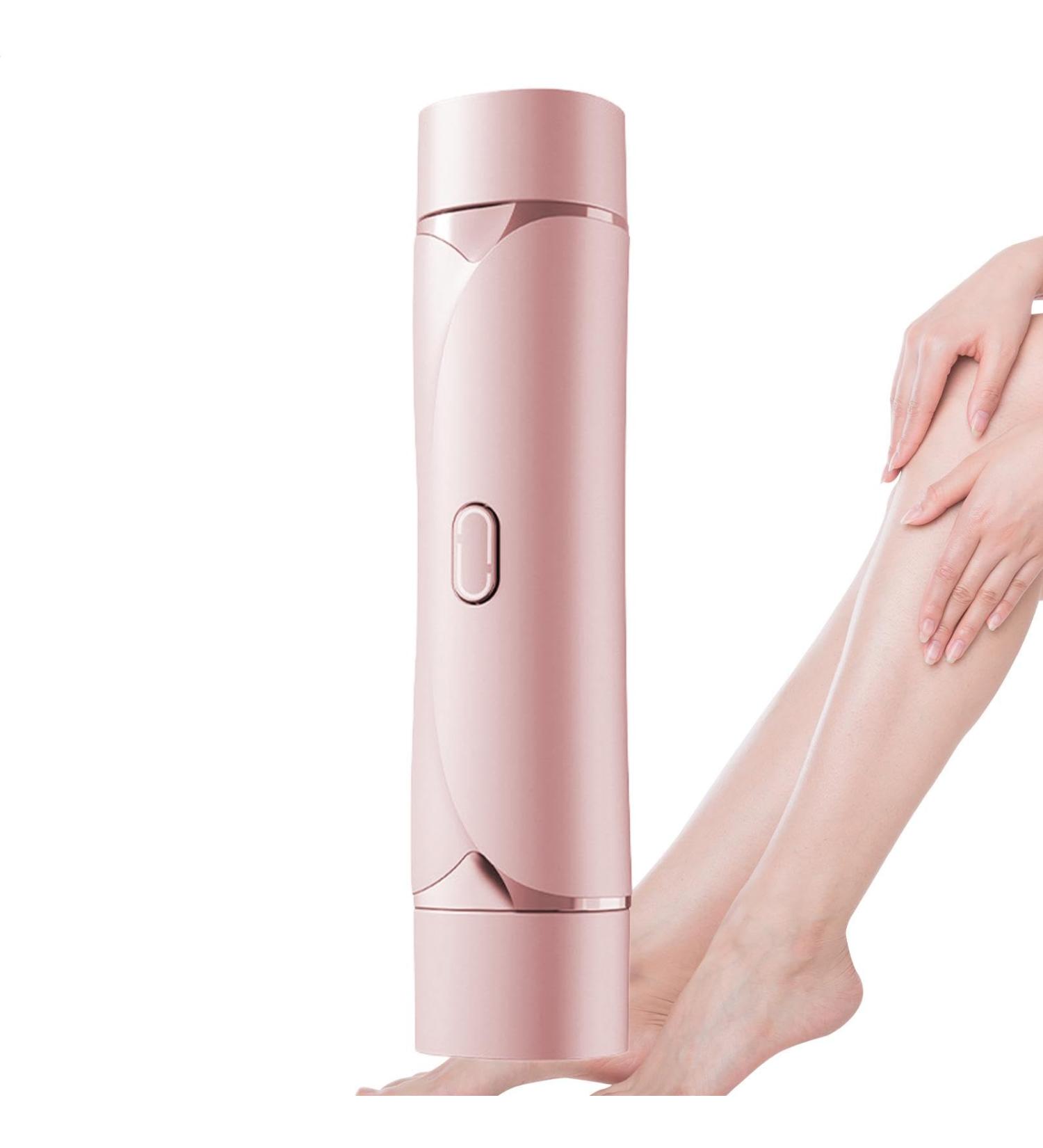 Bikini Trimmer Electric Bikini Shaver Leather Double Heads Body ShaverFacial Hair Remover for Face Lip Chin Underarm Legs Personal Groomer Pink - Buy Online on GoSupps.com