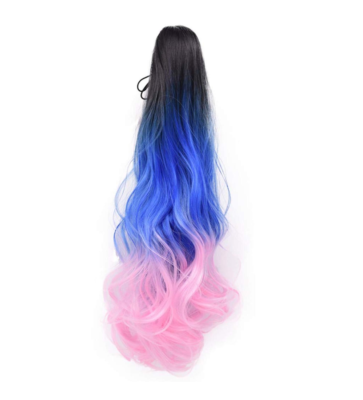Wig Ladies Long Hair Women Brazilian Wavy Long Curly Synthetic Cosplay Hair 60s 70s 50s 80s