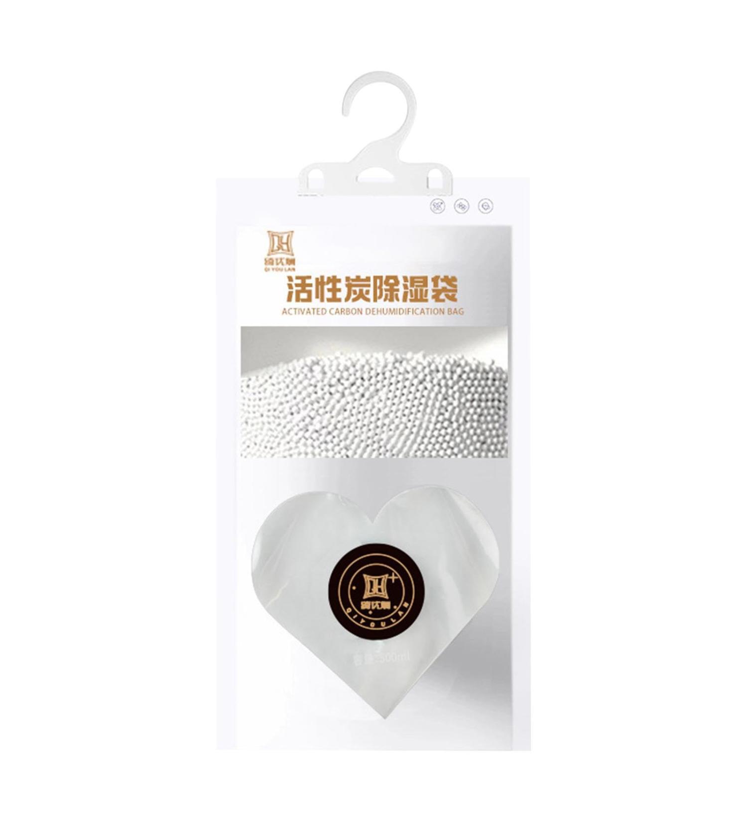 Fivetoo Heart-Shaped Moisture Absorber Bags for Cabinets | 4.58 oz - Effective Water Absorption & Odor Control | International Shipping Available - Buy Online on GoSupps.com