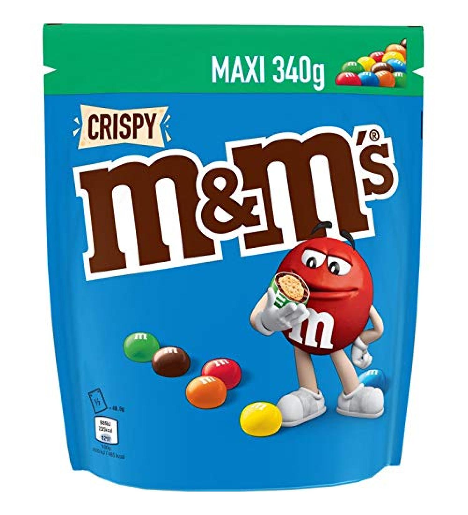  g neric M&M'S|Crispy 340G|(Set of 3)|Best Deal - Buy Online on GoSupps.com