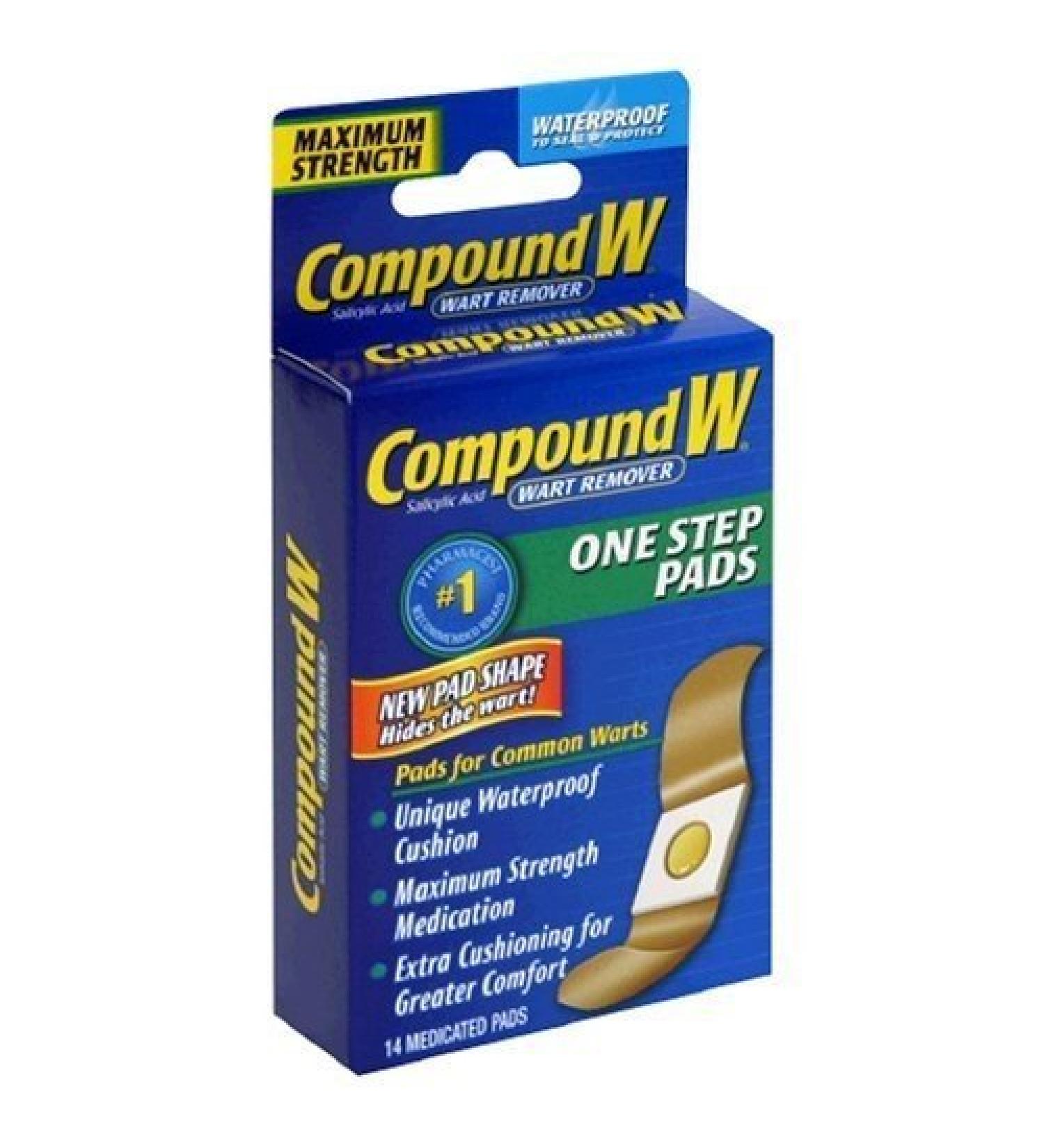 Compound W Wart Remover Pads Adult 14 Pads