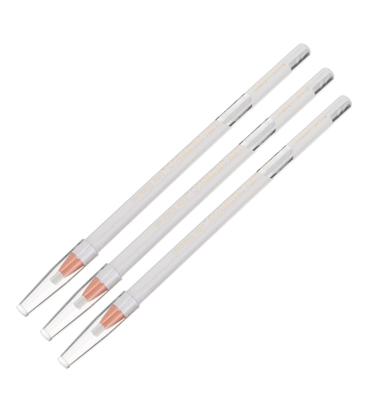 SOIMISS Lot De 3 Crayons Eyeliner Blancs Pelables Pr cision Fine Longue Tenue Imperm able Pour Maquillage Yeux Professionnels Et Usage Quotidien - Buy Online on GoSupps.com