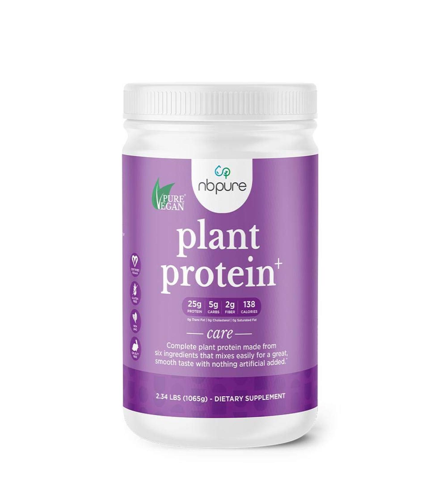 NB Pure Plant Protein+ 2.34 lbs - Premium Vegan Protein Supplement - Buy Online on GoSupps.com