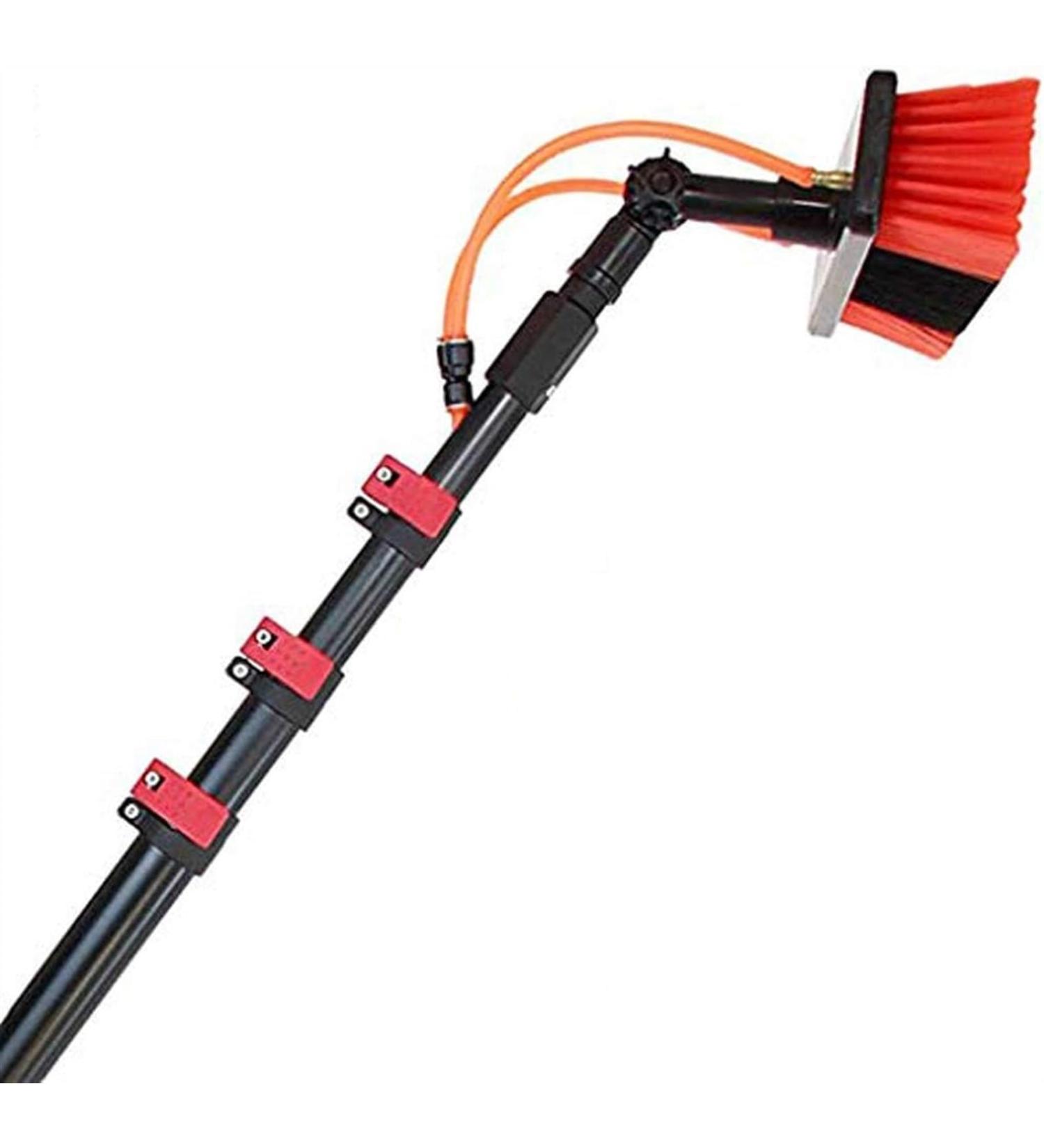 Window Cleaning Pole Water Fed Telescopic/Extendable Brush for Cleaning Conservatory Roof Photovoltaic Panel 10.8M - Buy Online on GoSupps.com