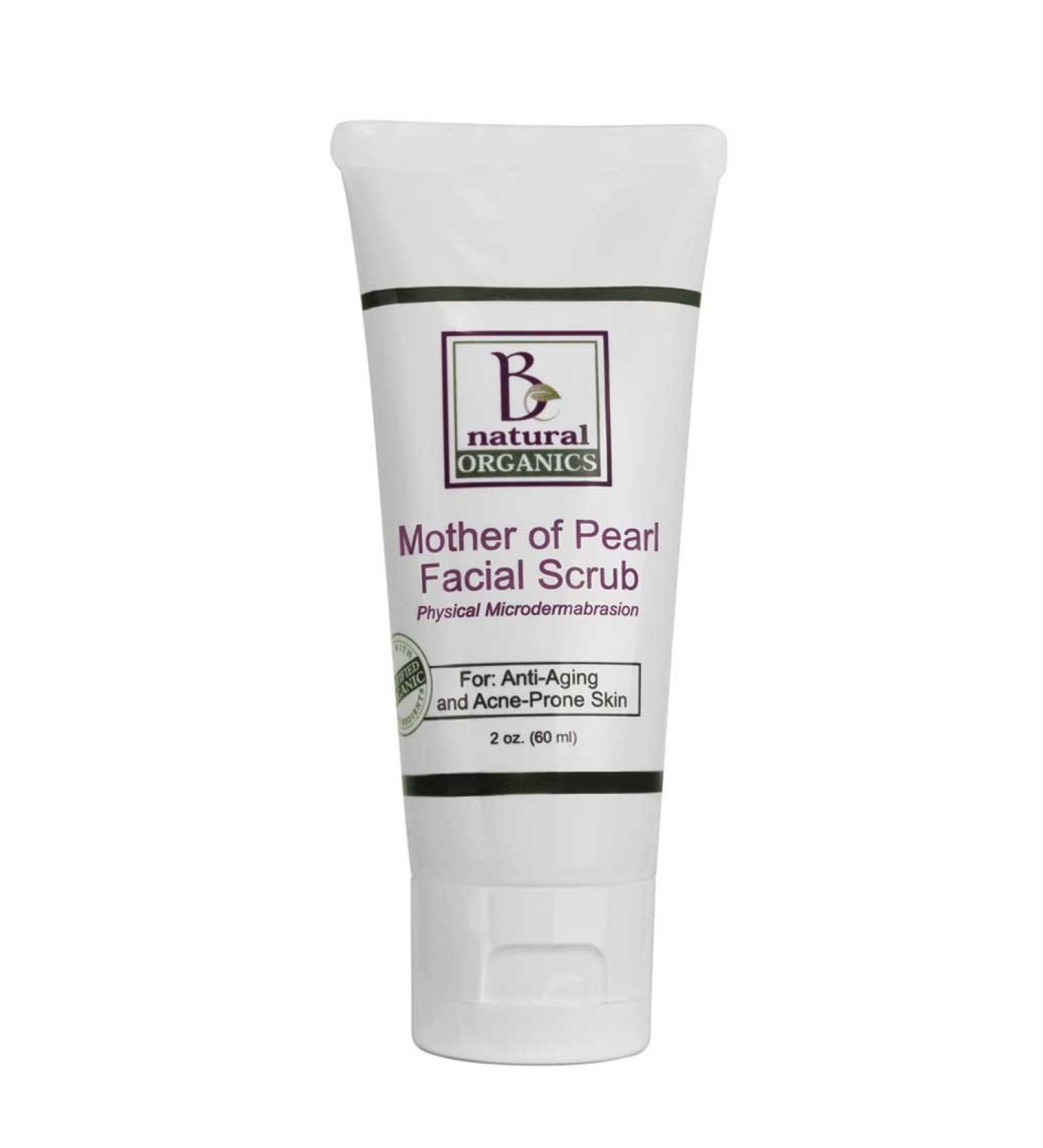 Be Natural Organics Mother of Pearl Scrub 2 Oz (60 ml)