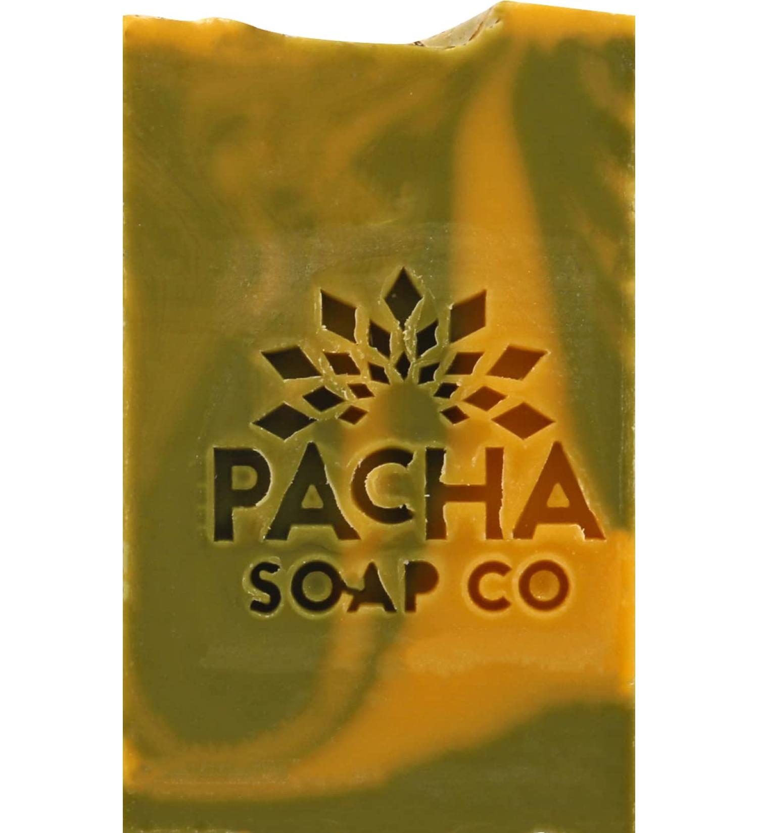 PACHA SOAP Spearmint Lemongrass Bar Soap 4 OZ