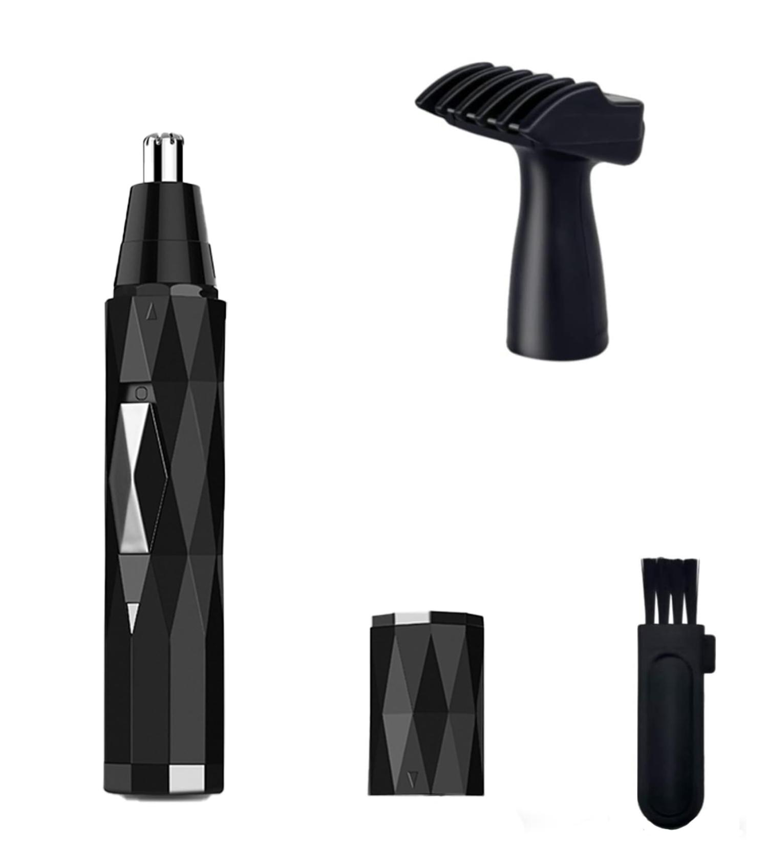 Rechargeable Ear and Nose Hair Trimmer for Men & Women - Dual Edge Blades for Painless Cutting Perfect for Eyebrows & Facial Hair - Buy Online on GoSupps.com