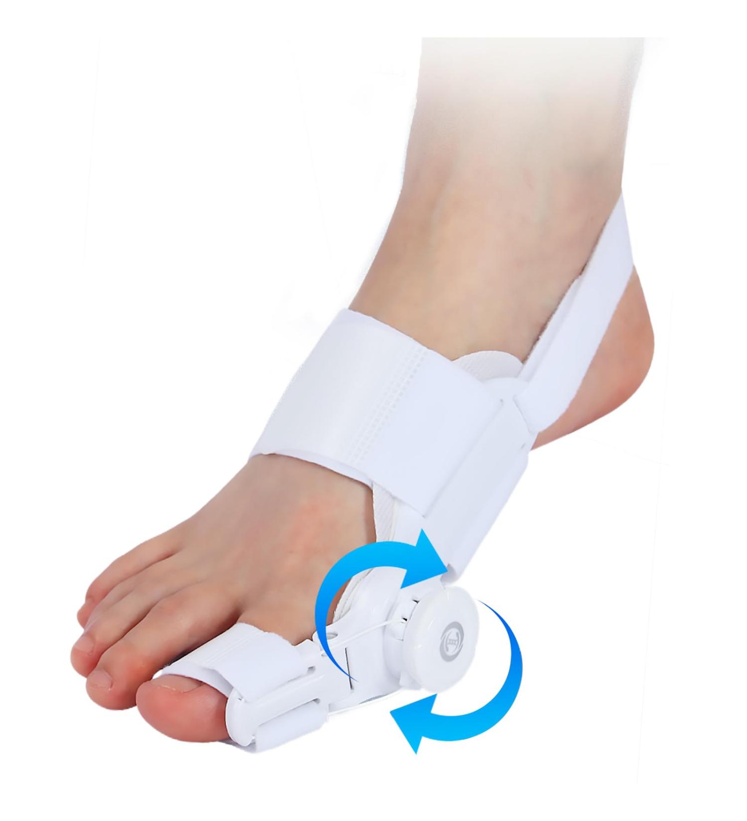 FYKERO Bunion Corrector - Orthopedic Night/Rest Brace for Men & Women with Non-Slip Toe Separators - Adjustable Bunion Splint for Left/Right Feet Relief - Buy Online on GoSupps.com
