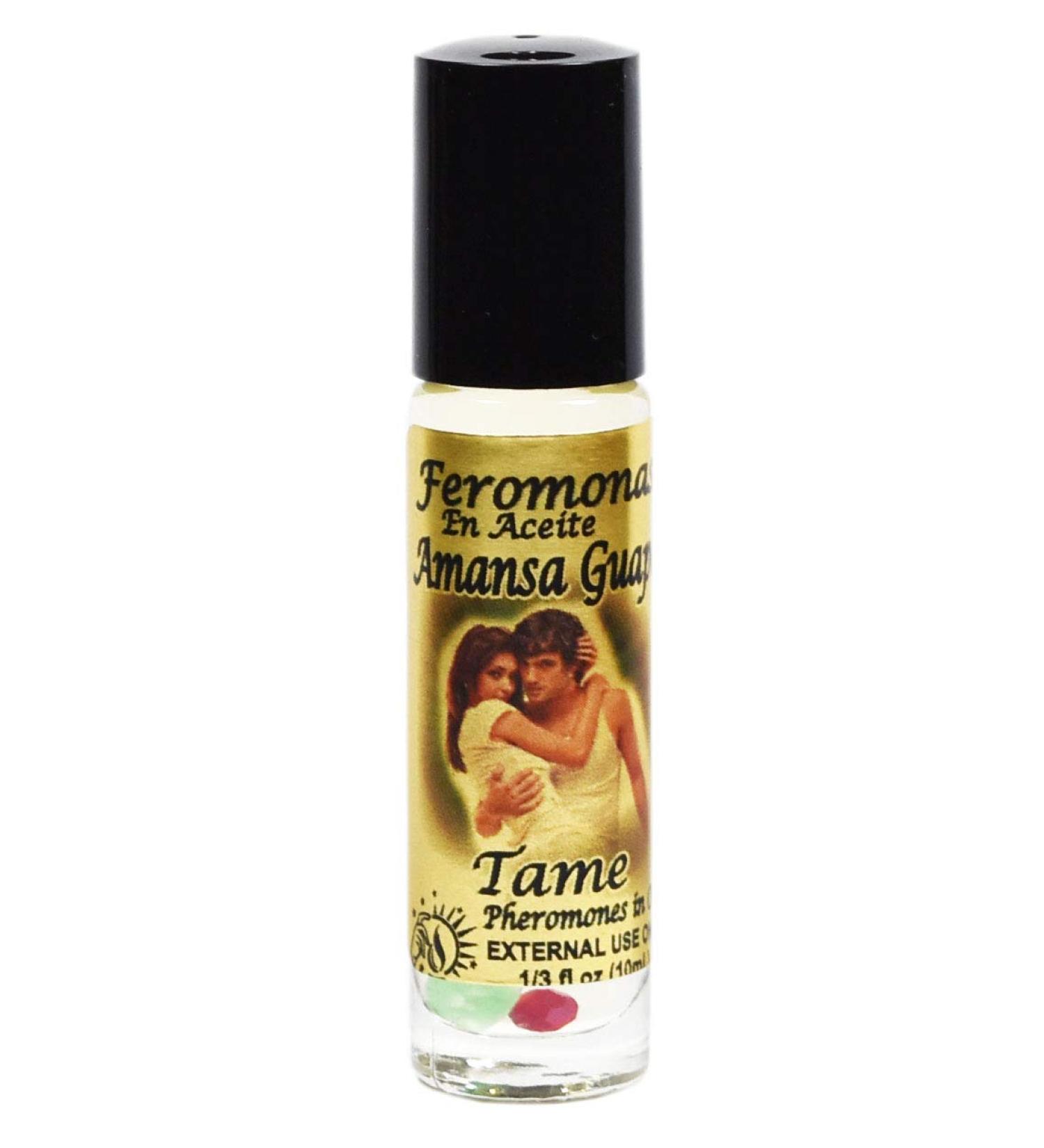 1 PIECE TAME/AMANSA GUAPO PHEROMONE OIL ROLL-ON BOTTLE 1/3 OZ 10ML TAME 1