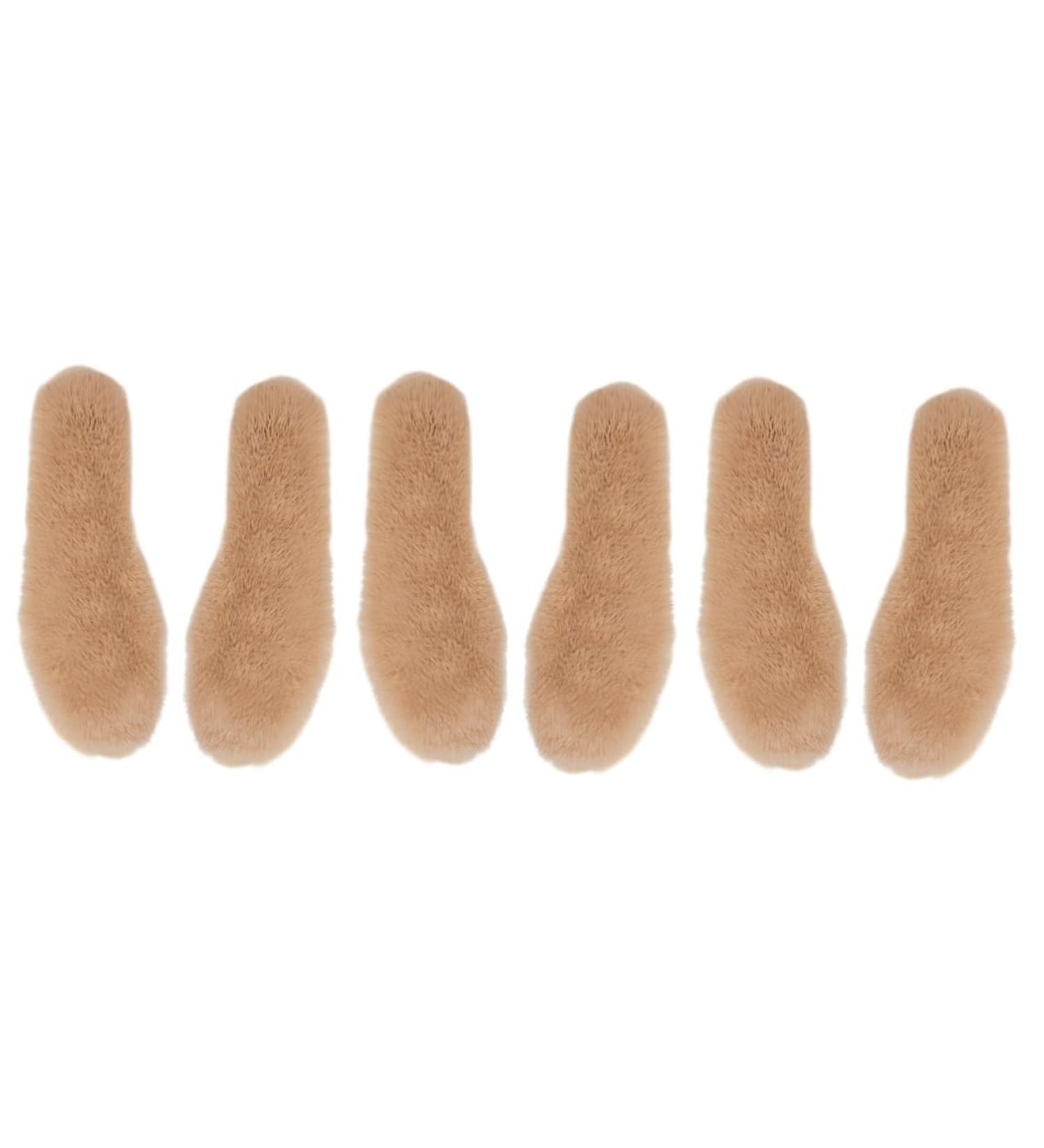 FOMIYES Faux Rabbit Fur Insoles - 3 Pairs Thickened Warm Insoles for Winter Comfort - Soft Shoe Accessories - Buy Online on GoSupps.com