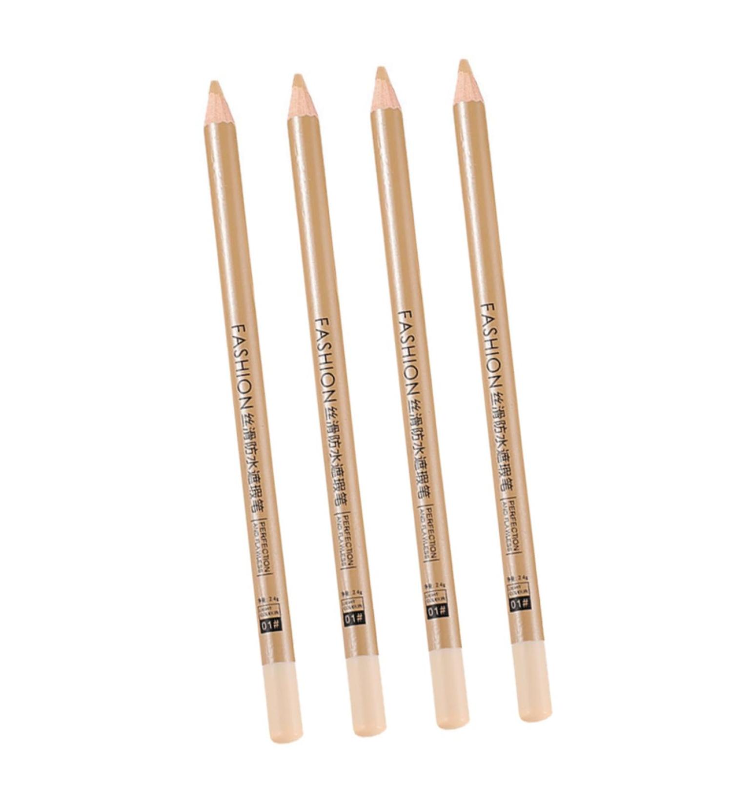 AUTSUPPL 4pcs cosmetic concealer pencils Eye Concealer wooden makeup concealer pen light concealer 1 g (Pack of 1) White - Buy Online on GoSupps.com