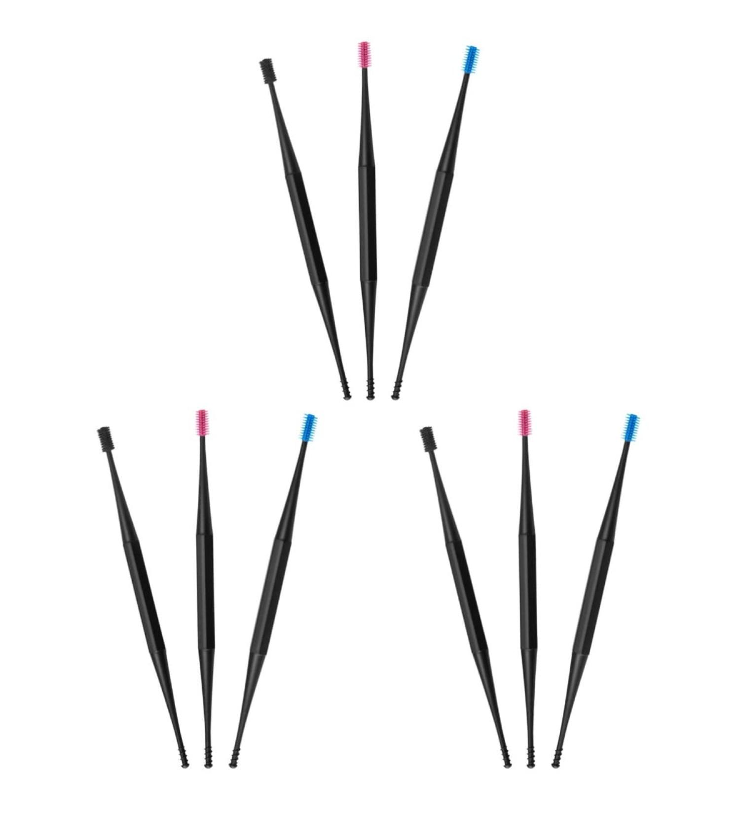 Healifty 9 pcs Silicone Earpicks Set - Double-Ended Spiral Earwax Remover Tool for Adults, Kids - Soft and Gentle Ear Cleaning Spoon Kit - Buy Online on GoSupps.com
