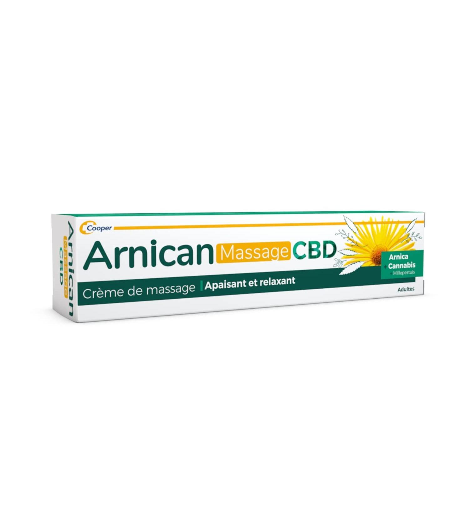 ARNICAN - Massage cream with arnica, cannabis and St. John's wort - Soothing and relaxing - 60 ml tube