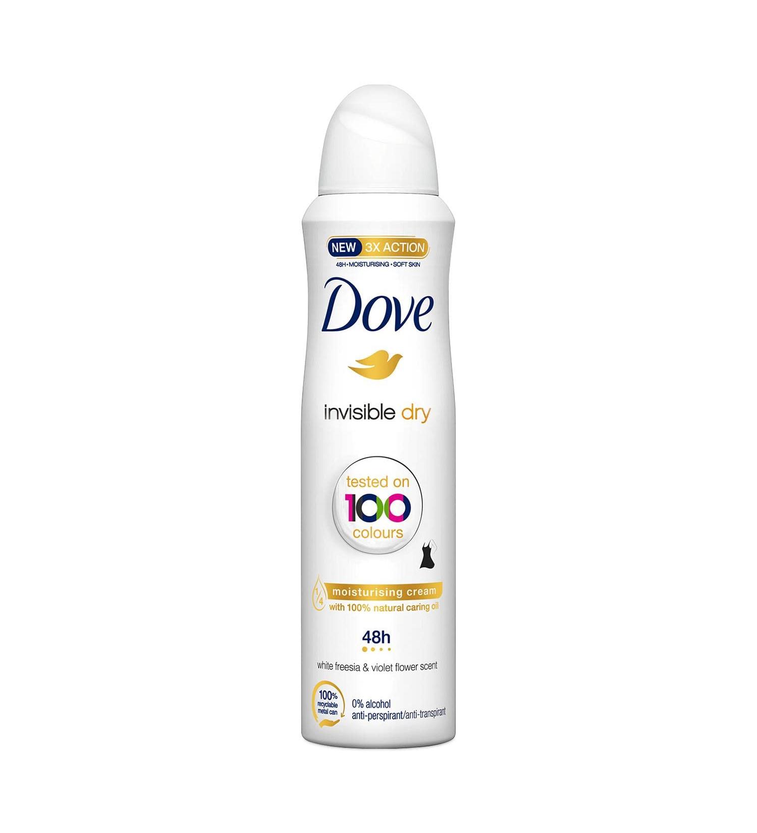 Dove Invisible Dry Anti-White Marks Antiperspirant Deodorant - Stay Fresh and Stain-Free All Day! - Buy Online on GoSupps.com