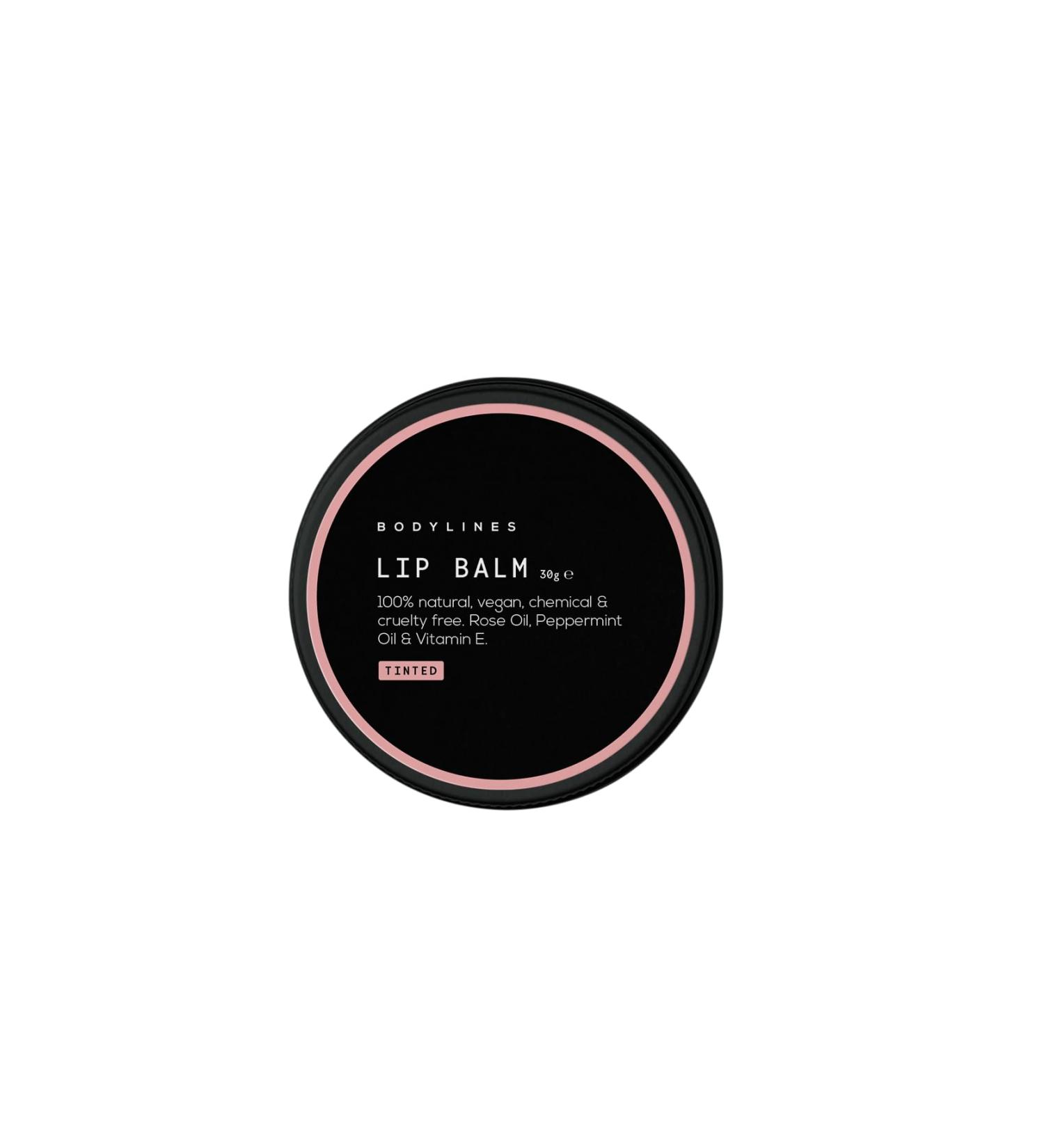 Bodylines Intense Tinted Lip Repair 100% Natural Organic Vegan Lip Balm Avocado Oil Coconut Oil Shea Butter. Infused with Vitamin E Rose & Cool Mint. Ultra Hydrating & Moisturising. 30g - Buy Online on GoSupps.com