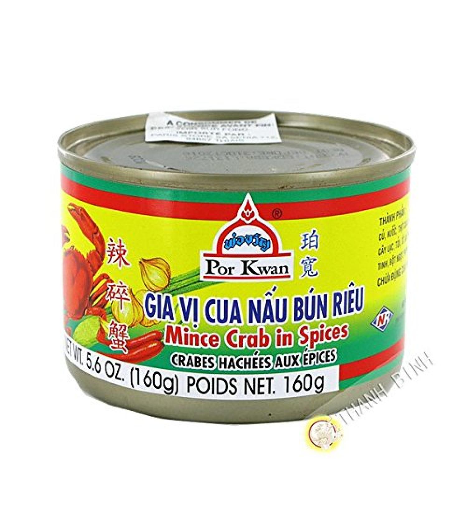 POR KWAN - Crabes hach es aux pices POR KWAN 160g Thailande - PSP060854 - Lot 3
