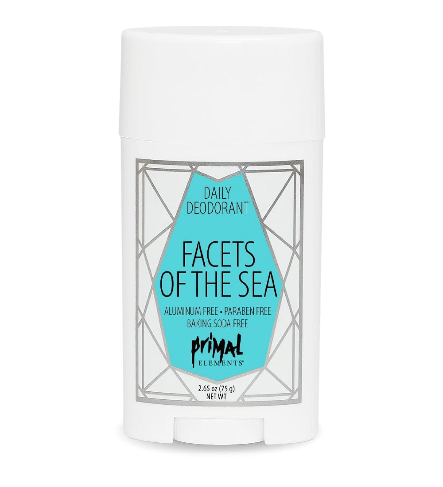 Primal Elements Natural Deodorant 2.65 Ounce Bergamot Scent Unisex - Buy Online on GoSupps.com