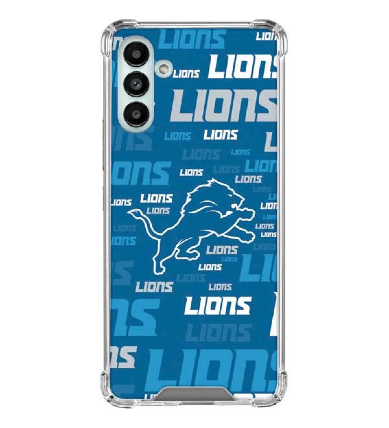 Skinit Clear Phone Case Compatible with Samsung Galaxy A13 5G - Officially Licensed NFL Detroit Lions - Blast Alternate Design - Buy Online on GoSupps.com