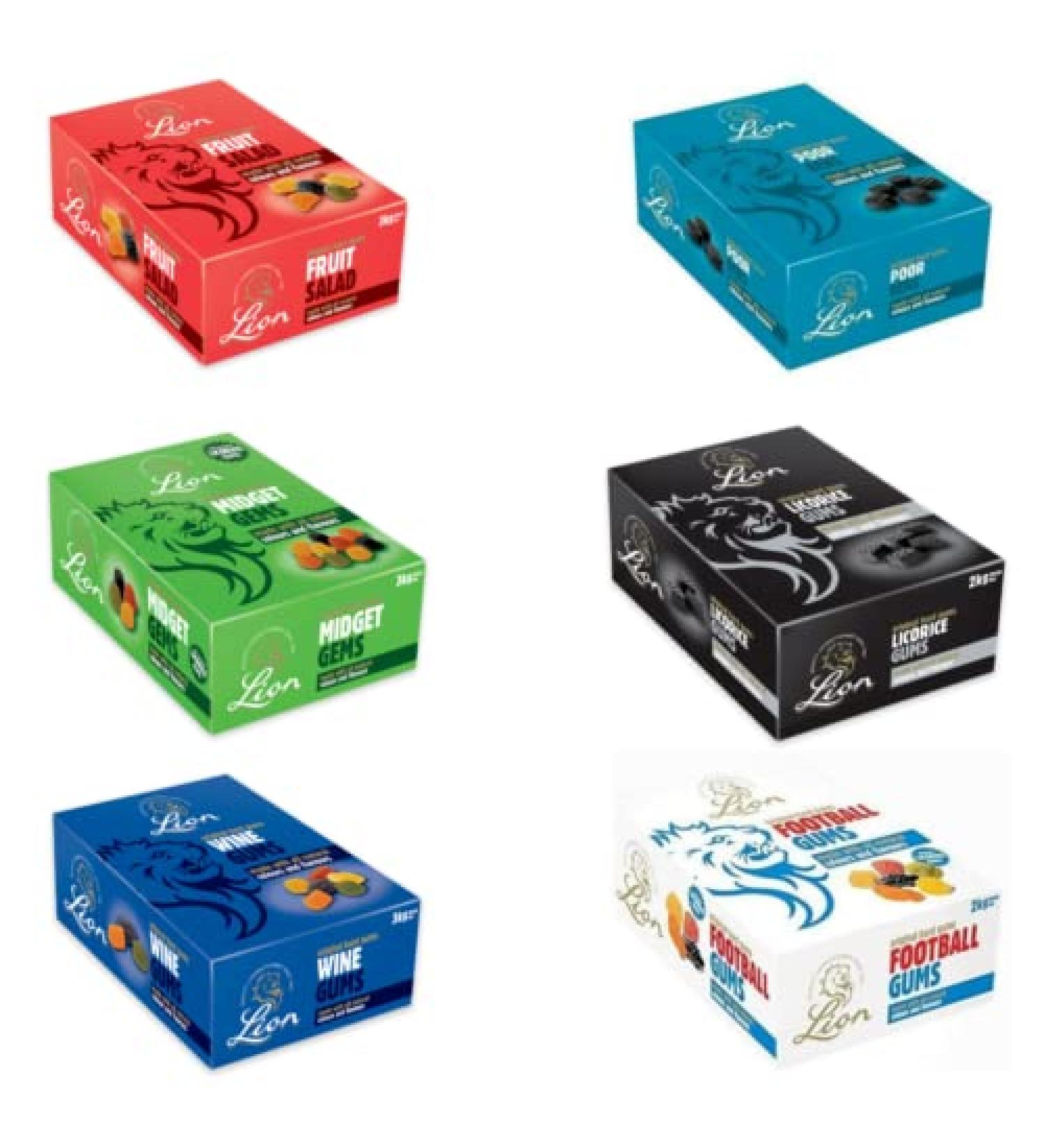 Lion's Gums Full Boxes- The Perfect Bite-Sized Treat for Any Occasion (Lions Midget Gems) - Buy Online on GoSupps.com