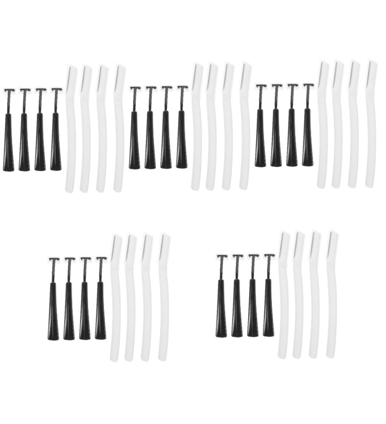 FRCOLOR 20 Sets Portable Eyebrow Trimmer for Men - Stainless Steel Razor Blades & Beauty Tool Accessories for Perfect Grooming - Buy Online on GoSupps.com