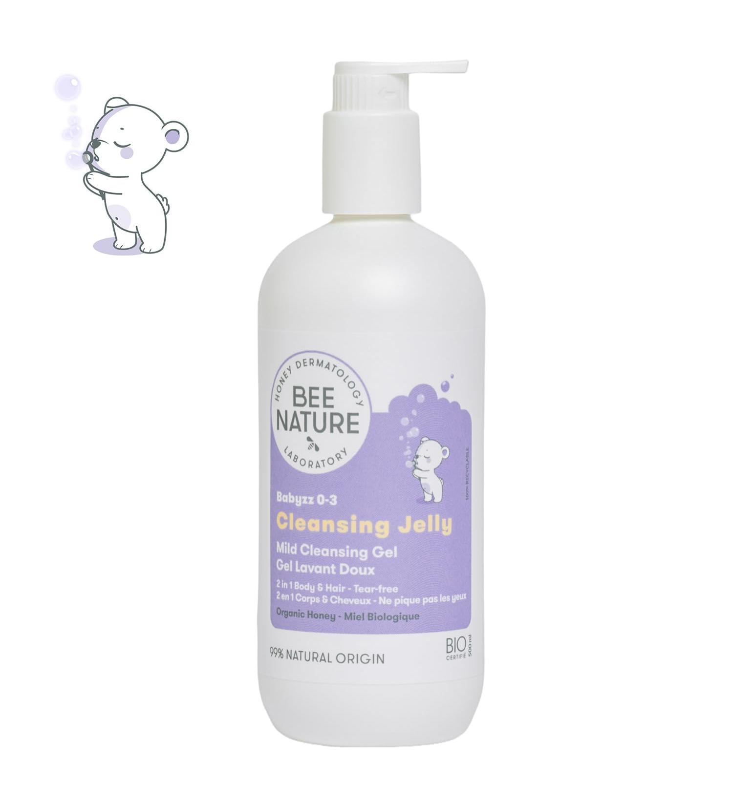 Bee Nature - Gentle Baby Wash Gel - 2 in 1 - Moisturizing and Tearless - Relieve Eczema - Safe Sterile Medical Honey - - Buy Online on GoSupps.com