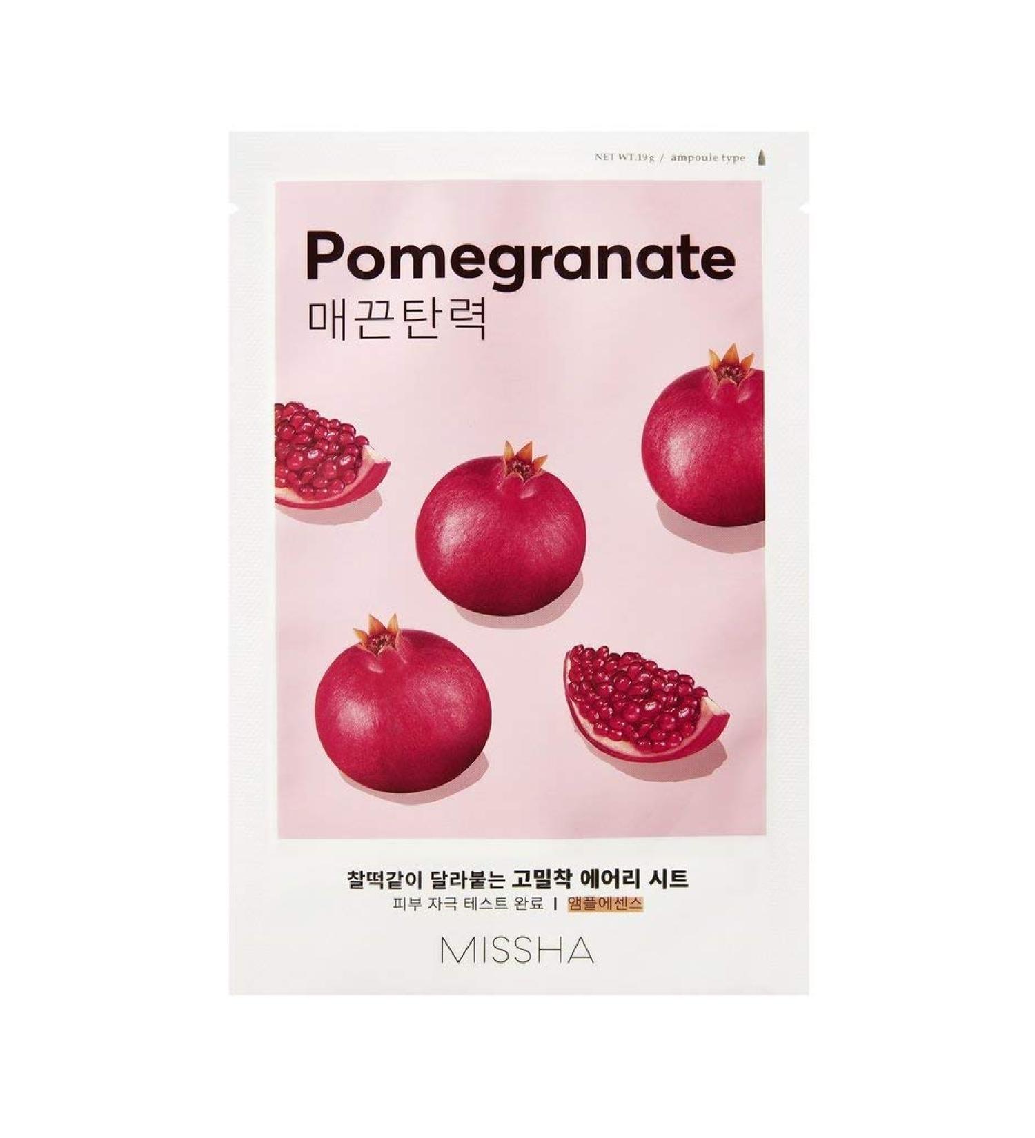 Buy MISSHA Pure Source Cell Sheet Mask Pomegranate - Korean Facial Mask (21g 1pc) | International Shipping Available - Buy Online on GoSupps.com